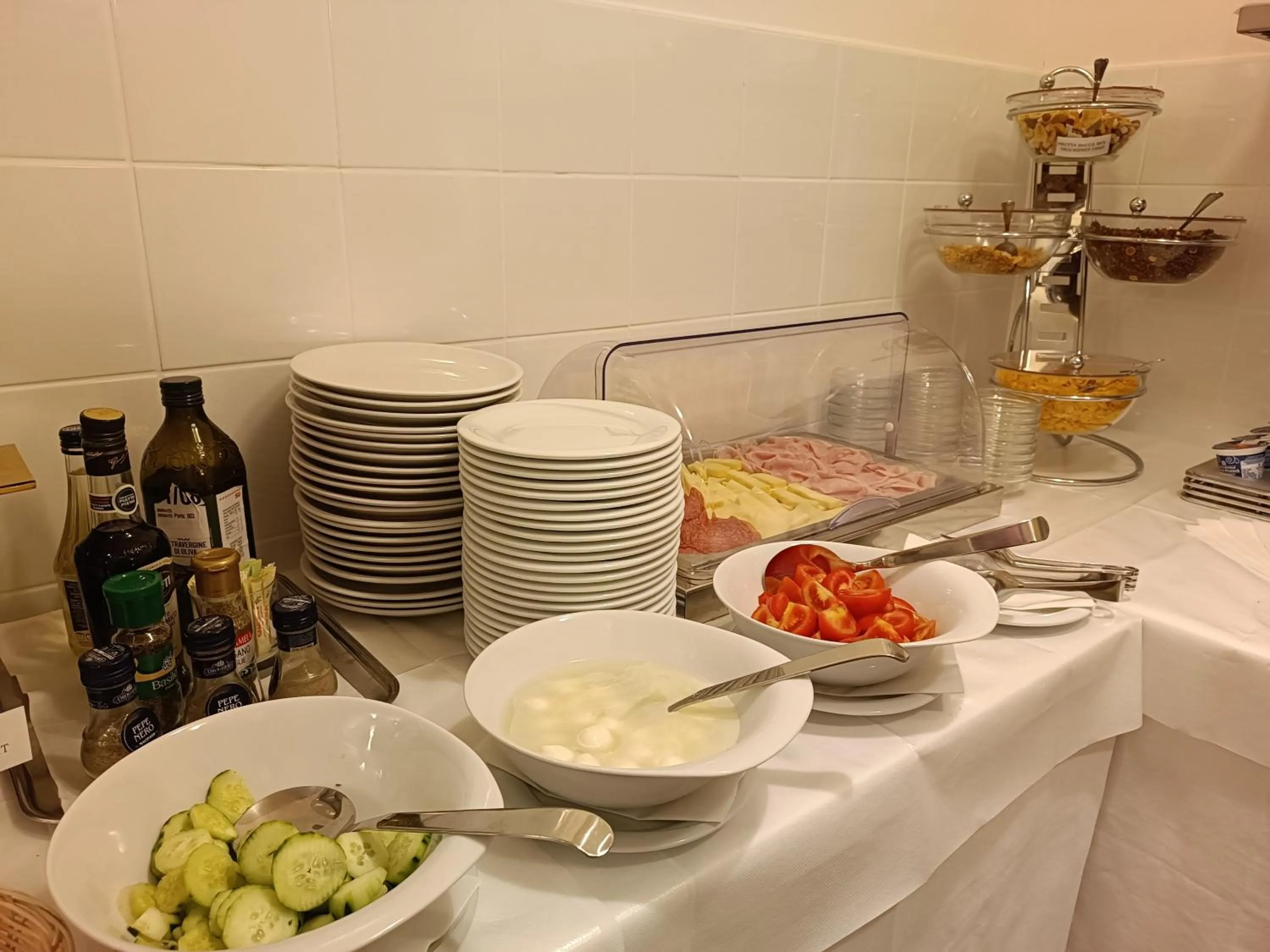 Continental breakfast in Hotel Il Guscio