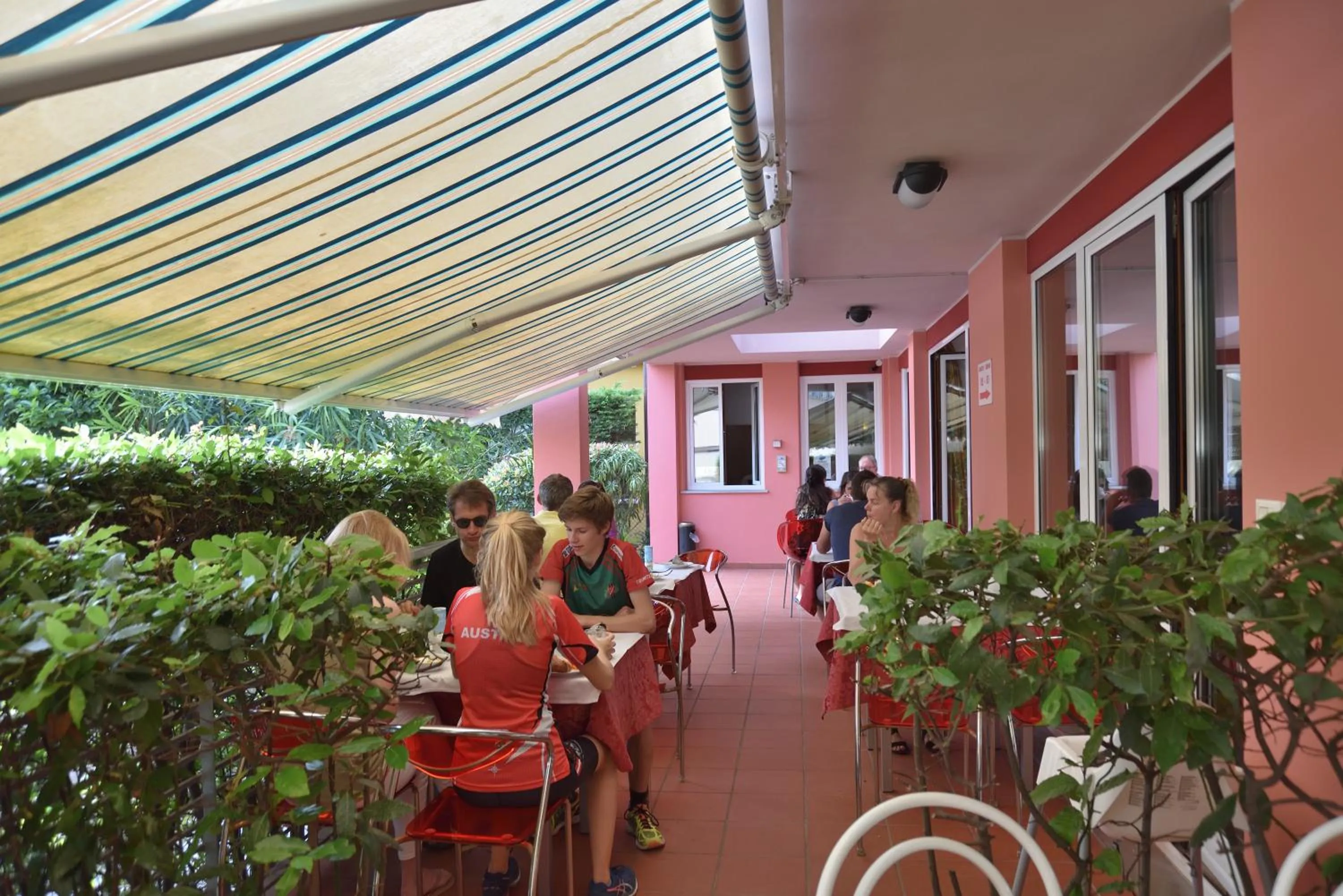 Patio in Hotel Il Guscio