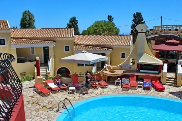 Swimming pool in Mediterranean Blue