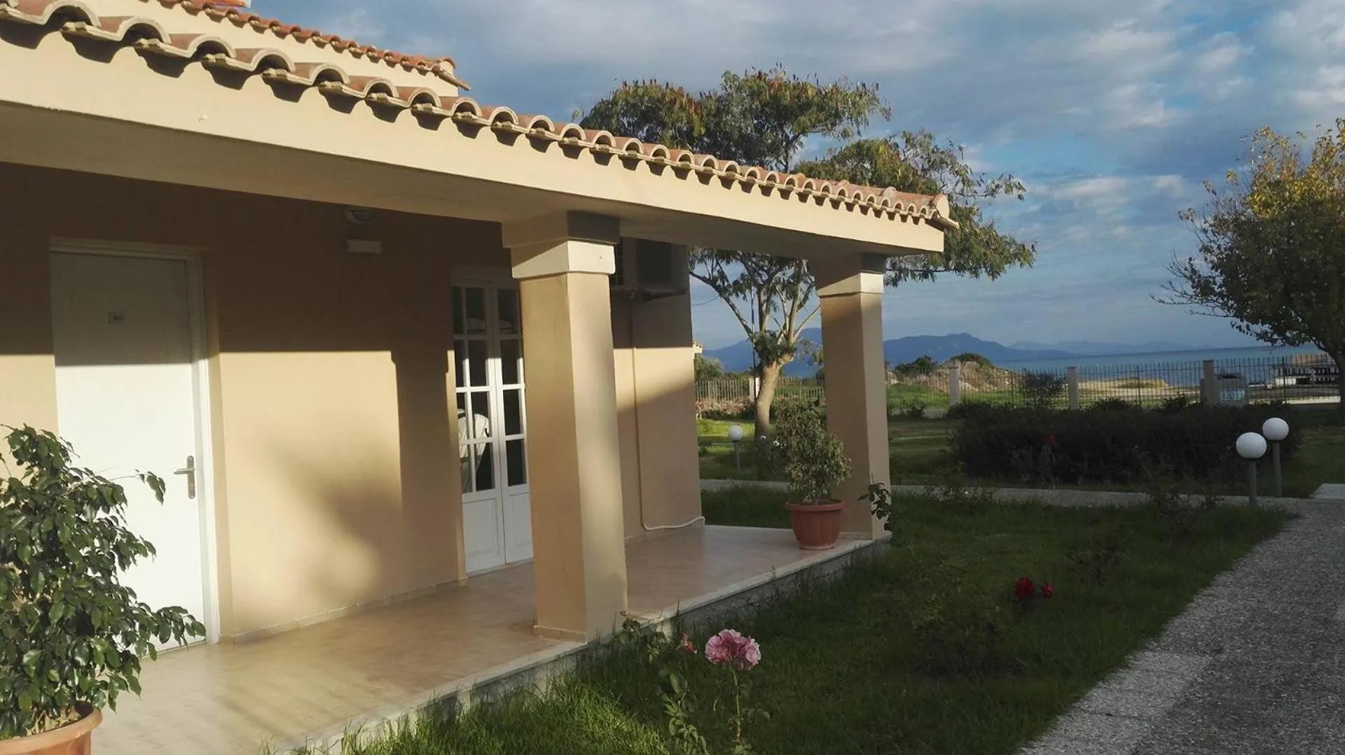 Sea view in Mediterranean Blue