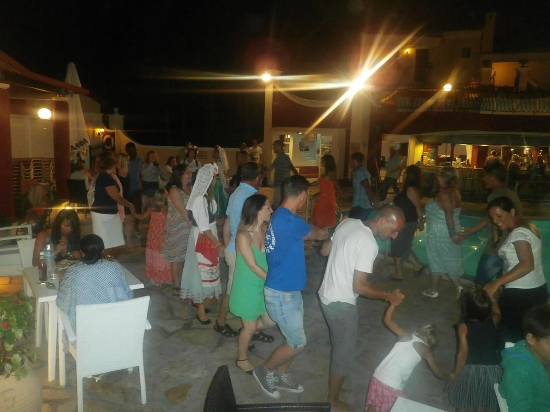 Family in Mediterranean Blue