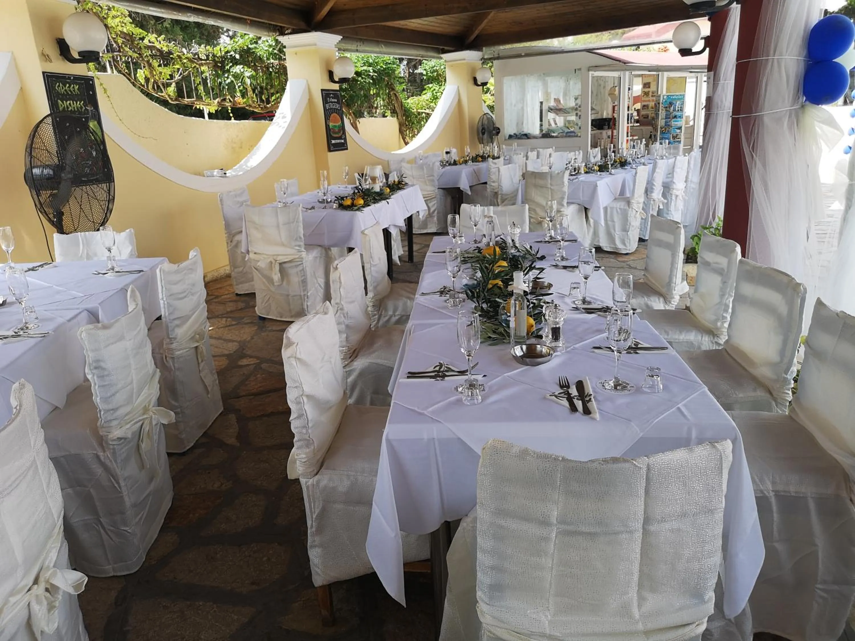 wedding in Mediterranean Blue