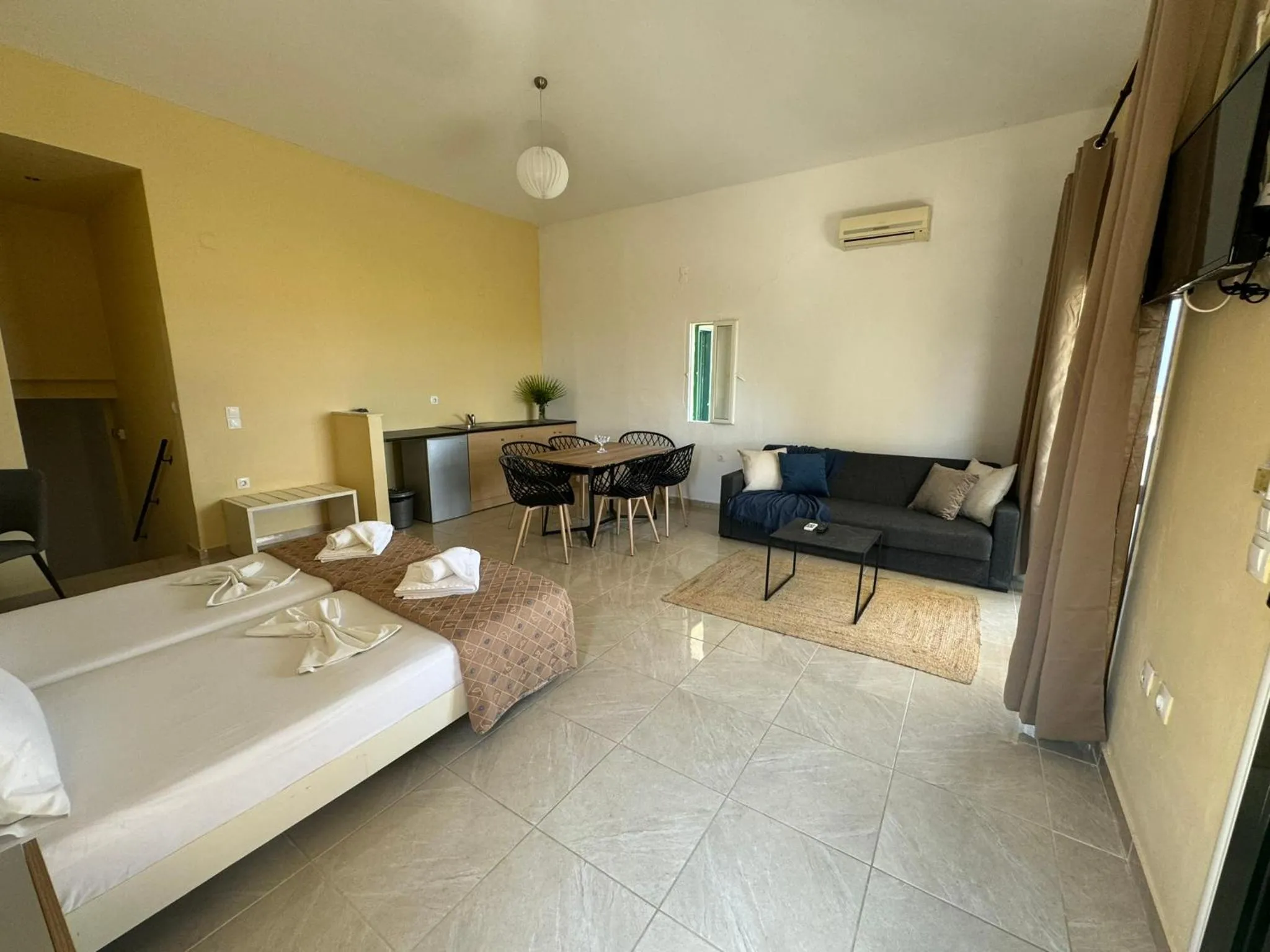 Bed in Mediterranean Blue