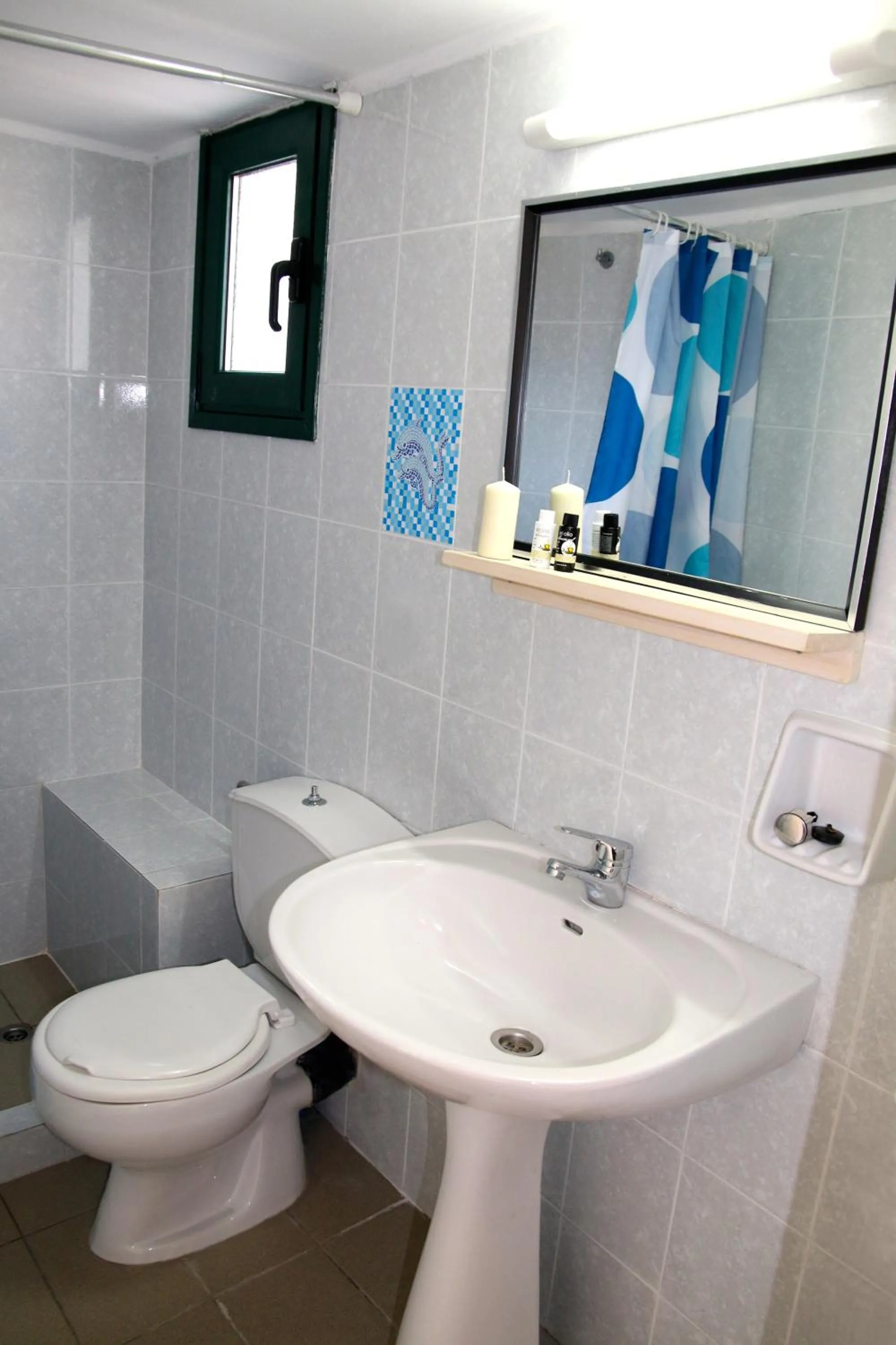 Bathroom in Mediterranean Blue