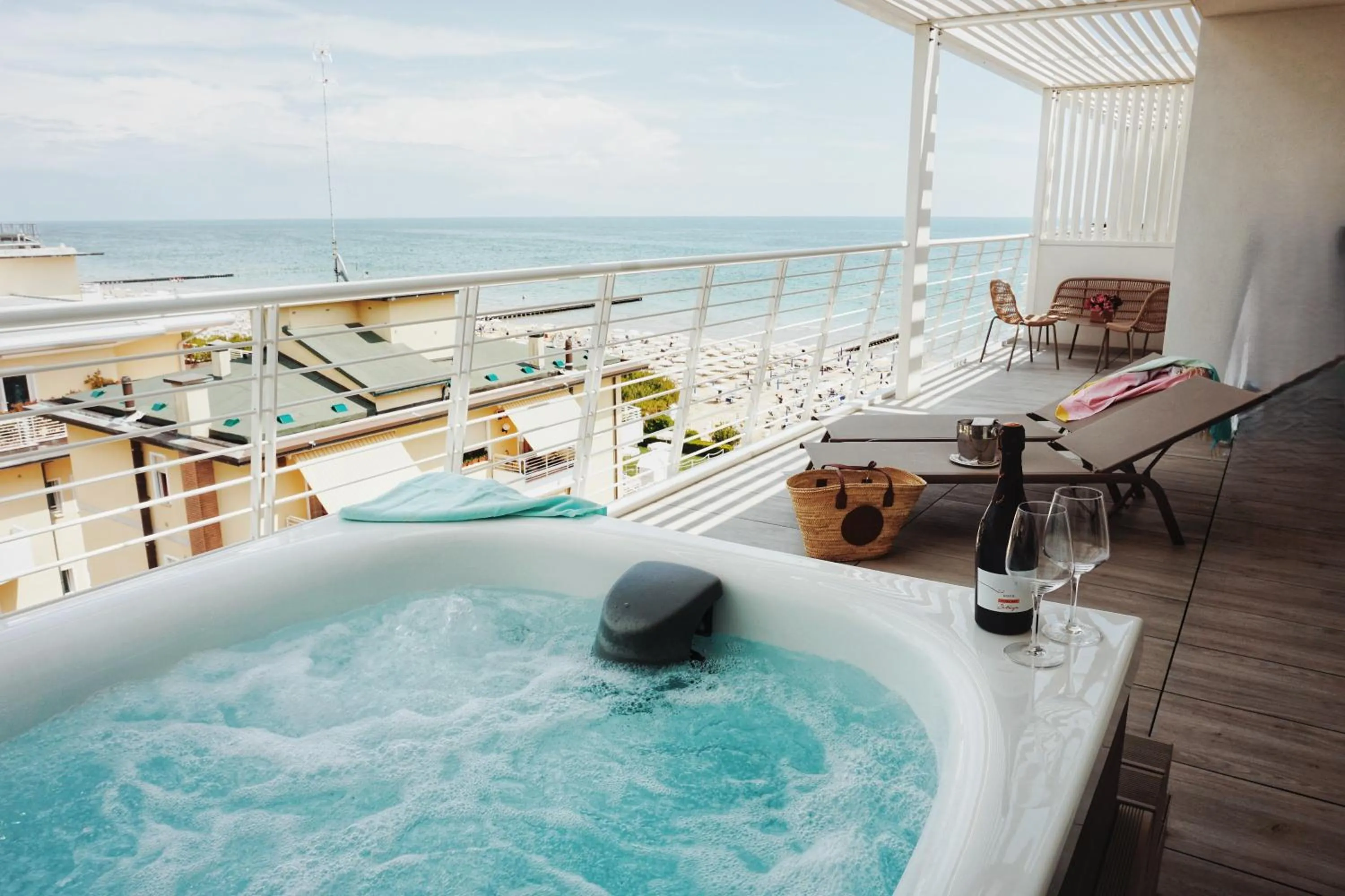 Balcony/Terrace in Hotel Le Soleil