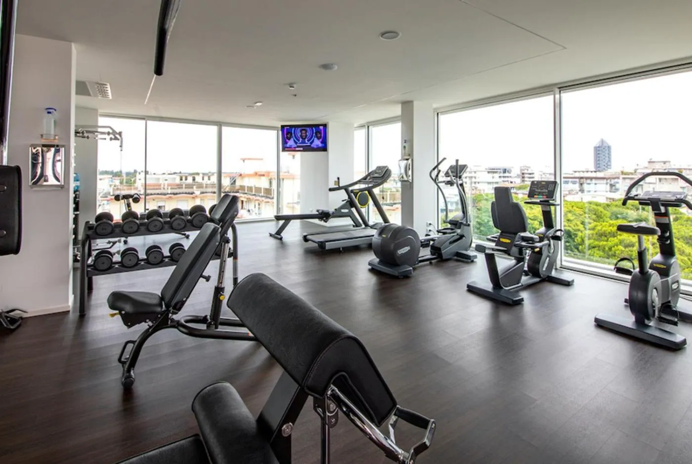 Fitness centre/facilities in Hotel Le Soleil