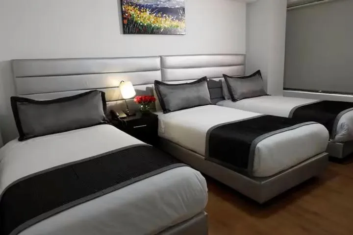 Bed in Hotel Airport Travel