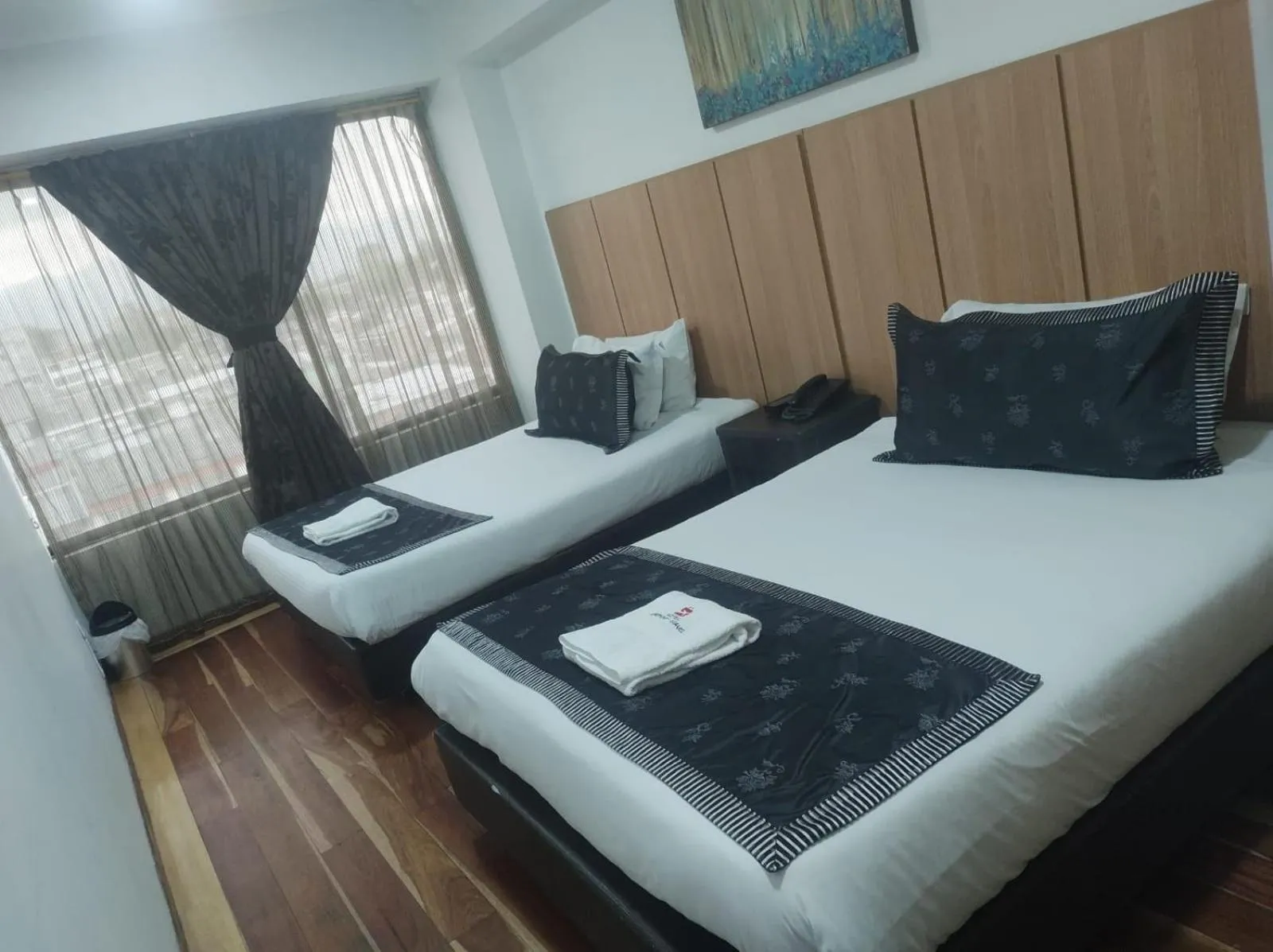 Bed in Hotel Airport Travel