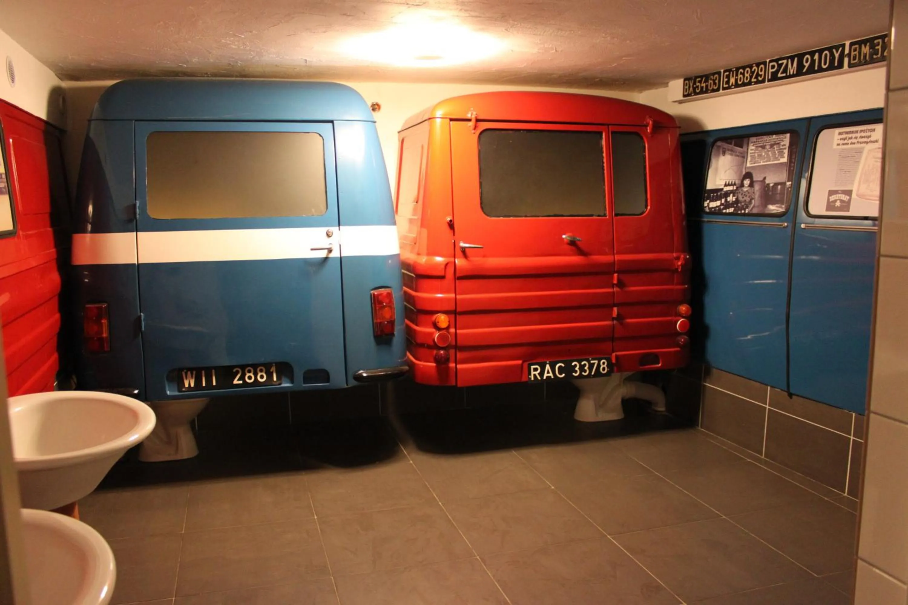 Bathroom in GarageHotel