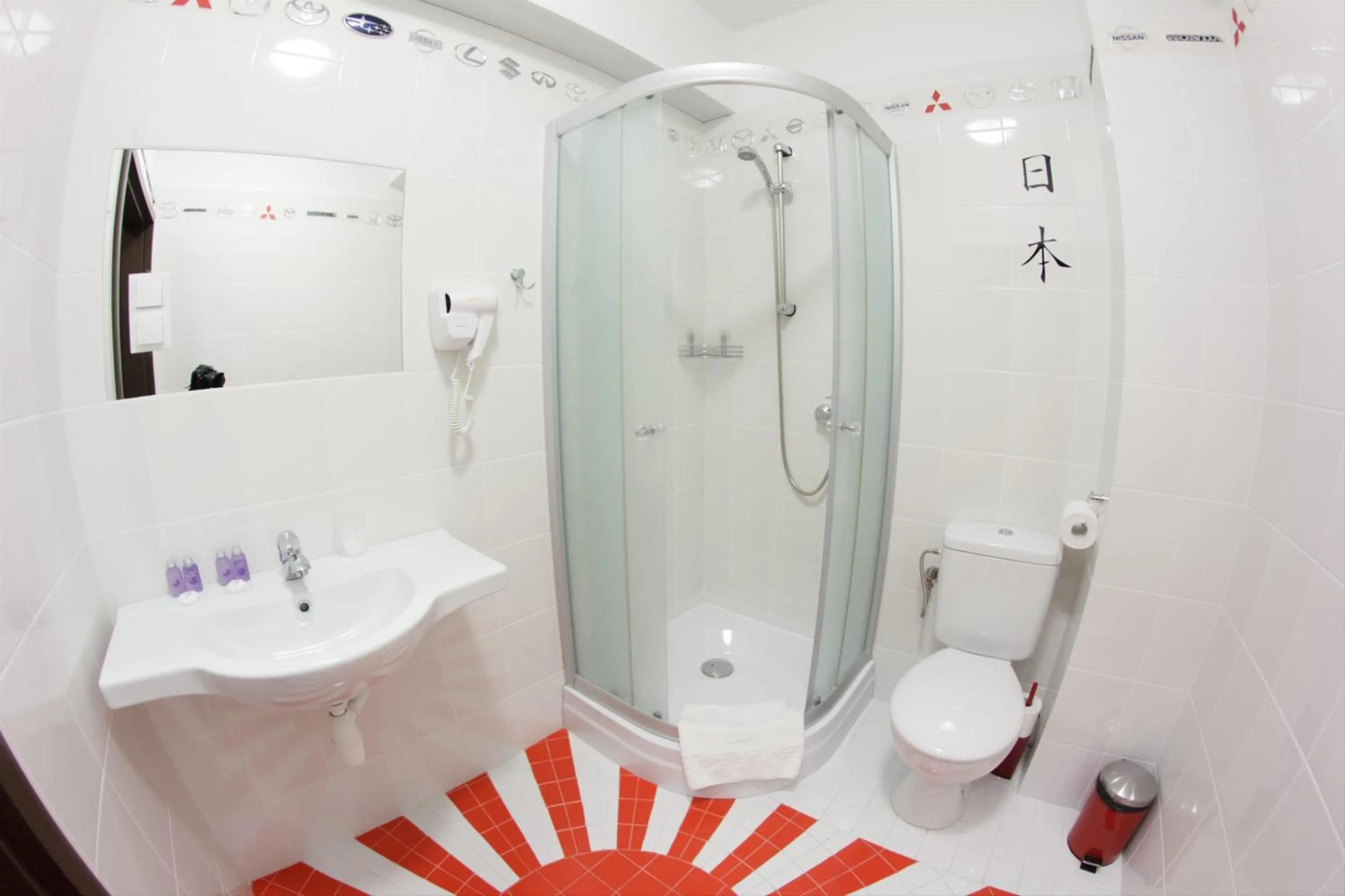 Bathroom in GarageHotel