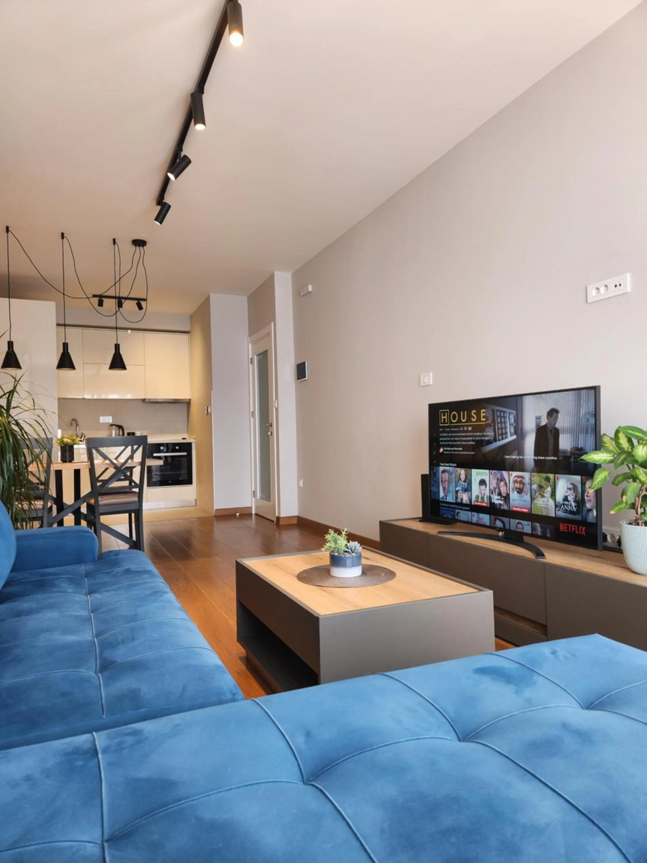 Living room in Green Apartments Podgorica With Garage