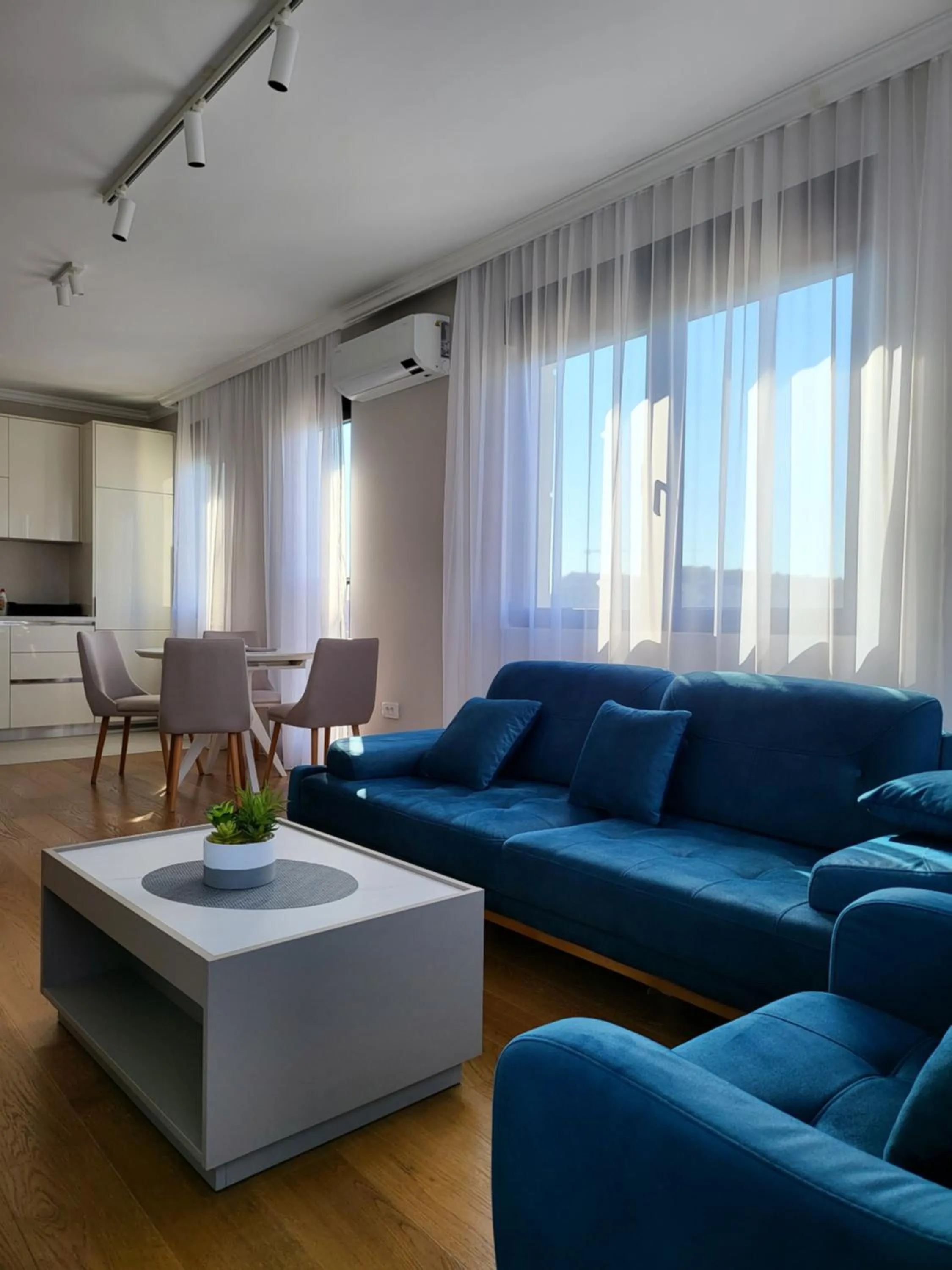 Living room in Green Apartments Podgorica With Garage