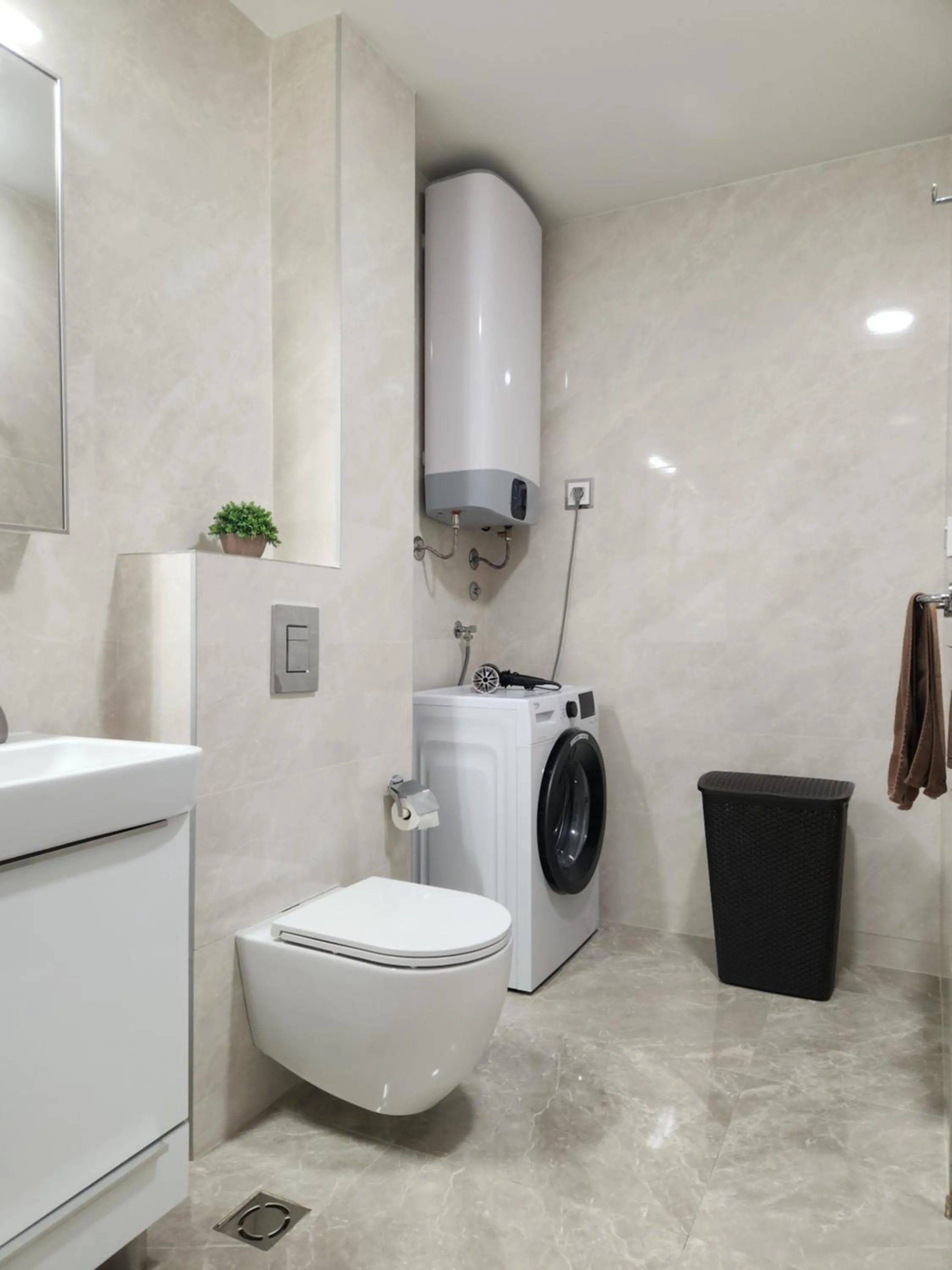 Bathroom in Green Apartments Podgorica With Garage