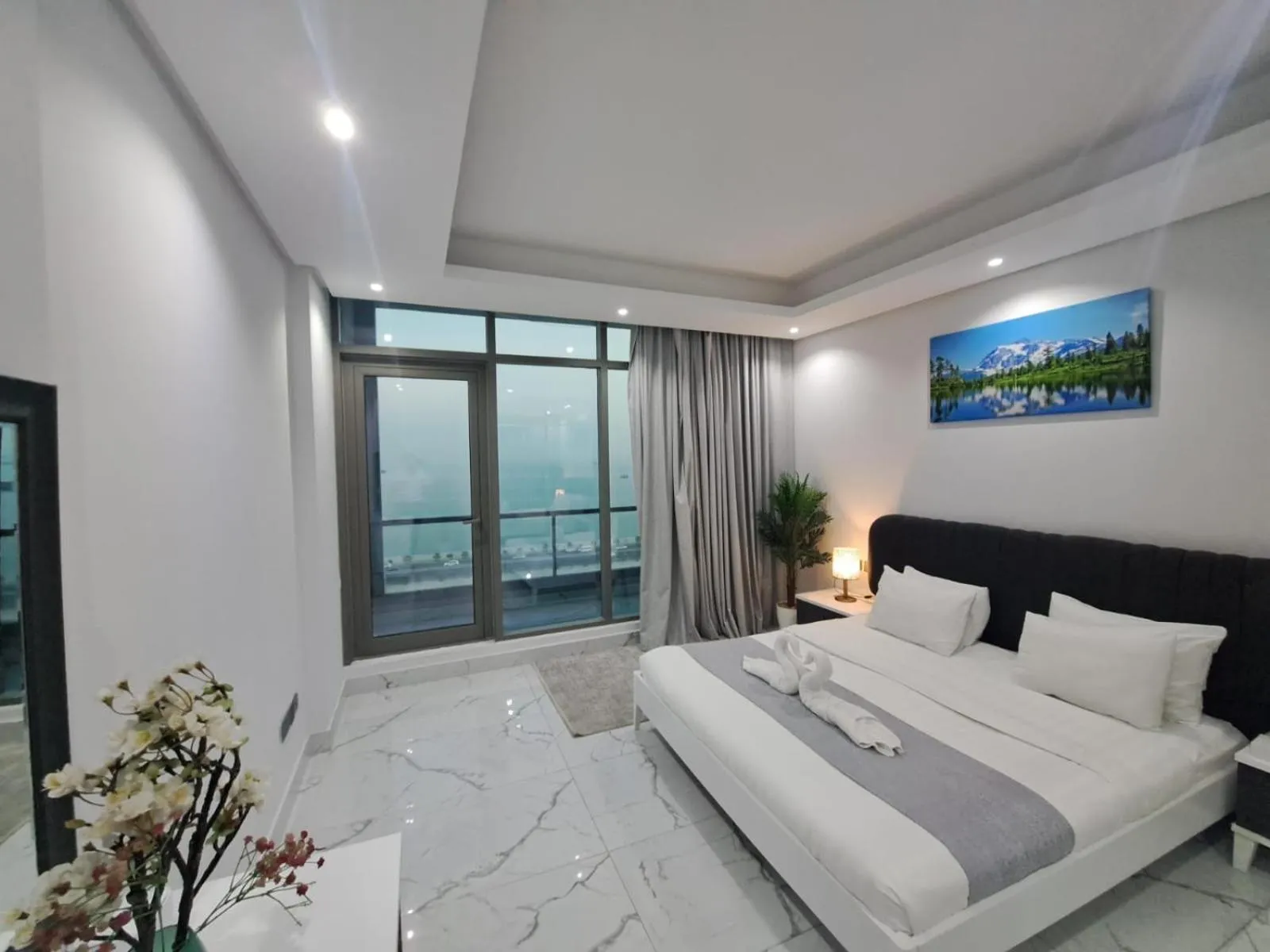 View (from property/room), Bed in Al Safwa One