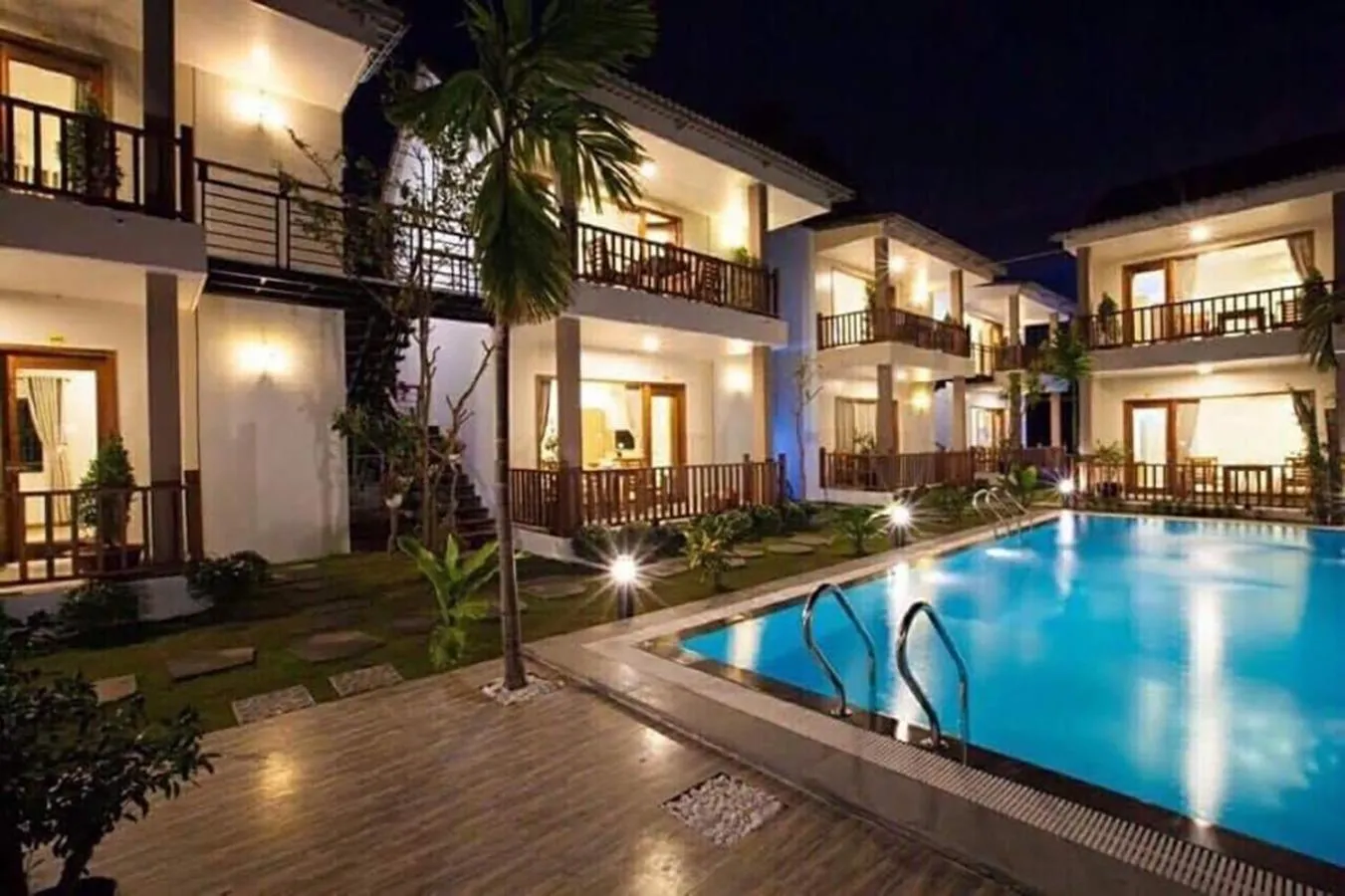 Swimming pool in Mộc Lam Bungalow Phú Quốc