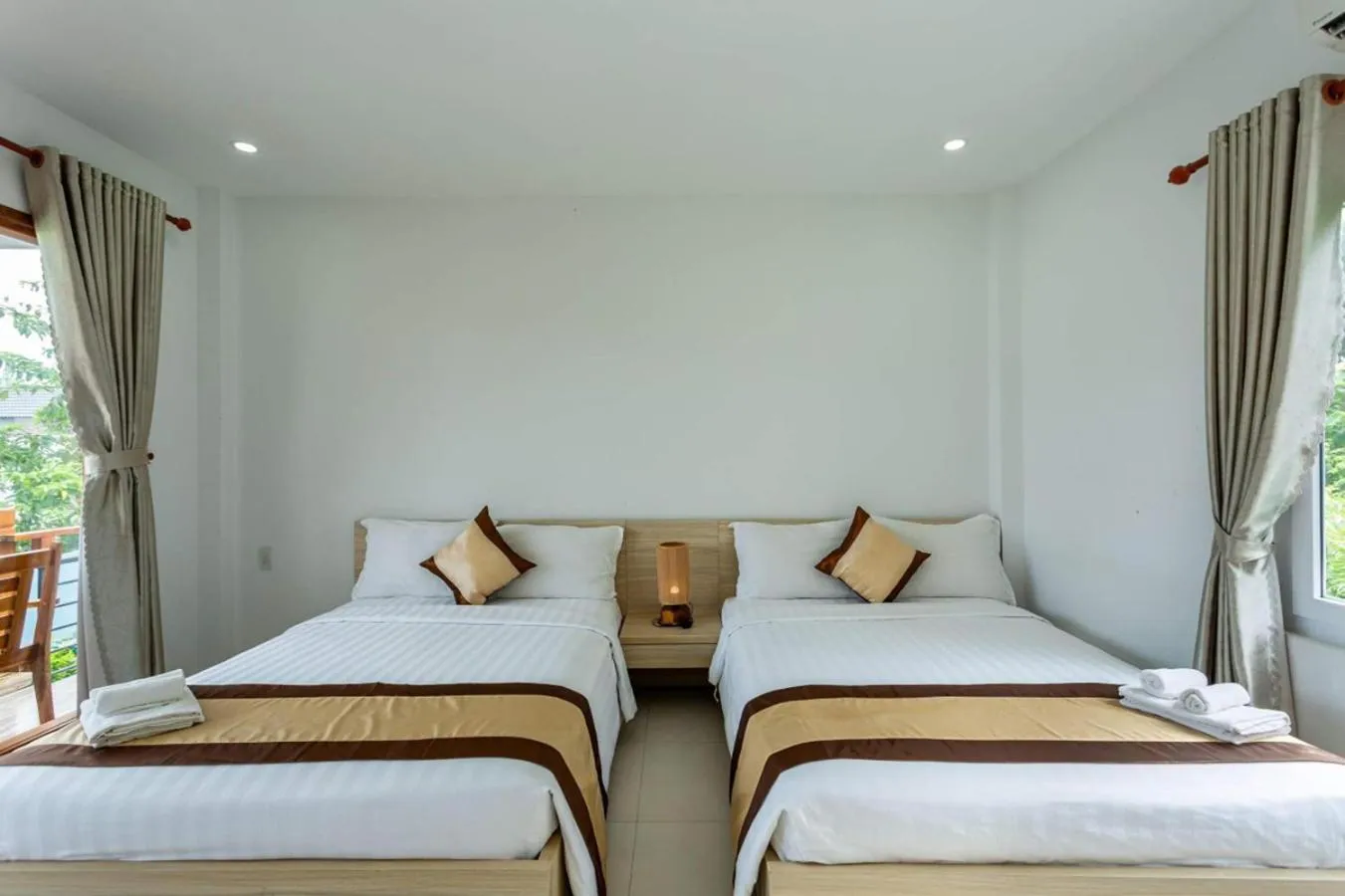Bed in Mộc Lam Bungalow Phú Quốc