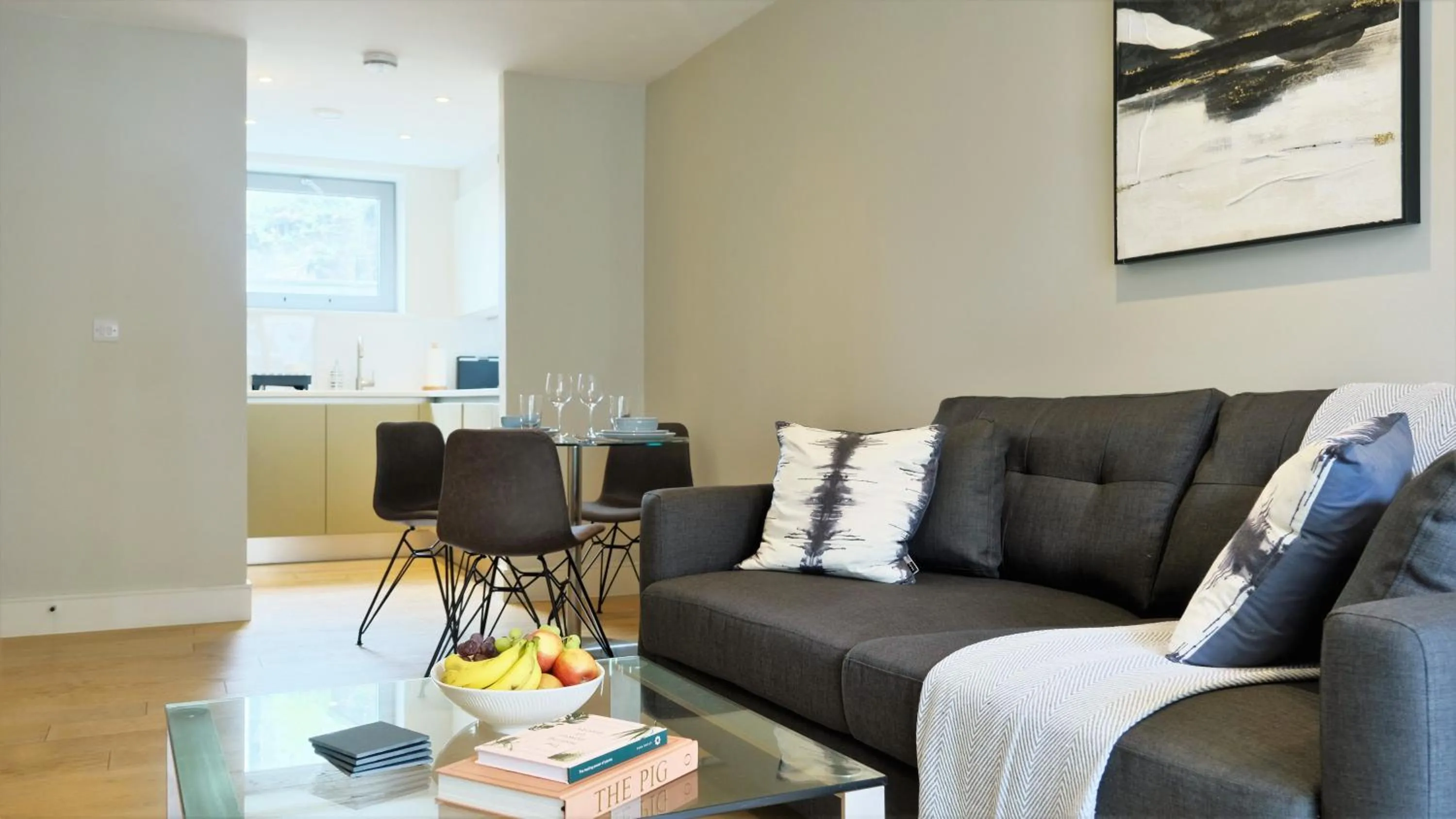 Living room in Stayo Apartments Southbank