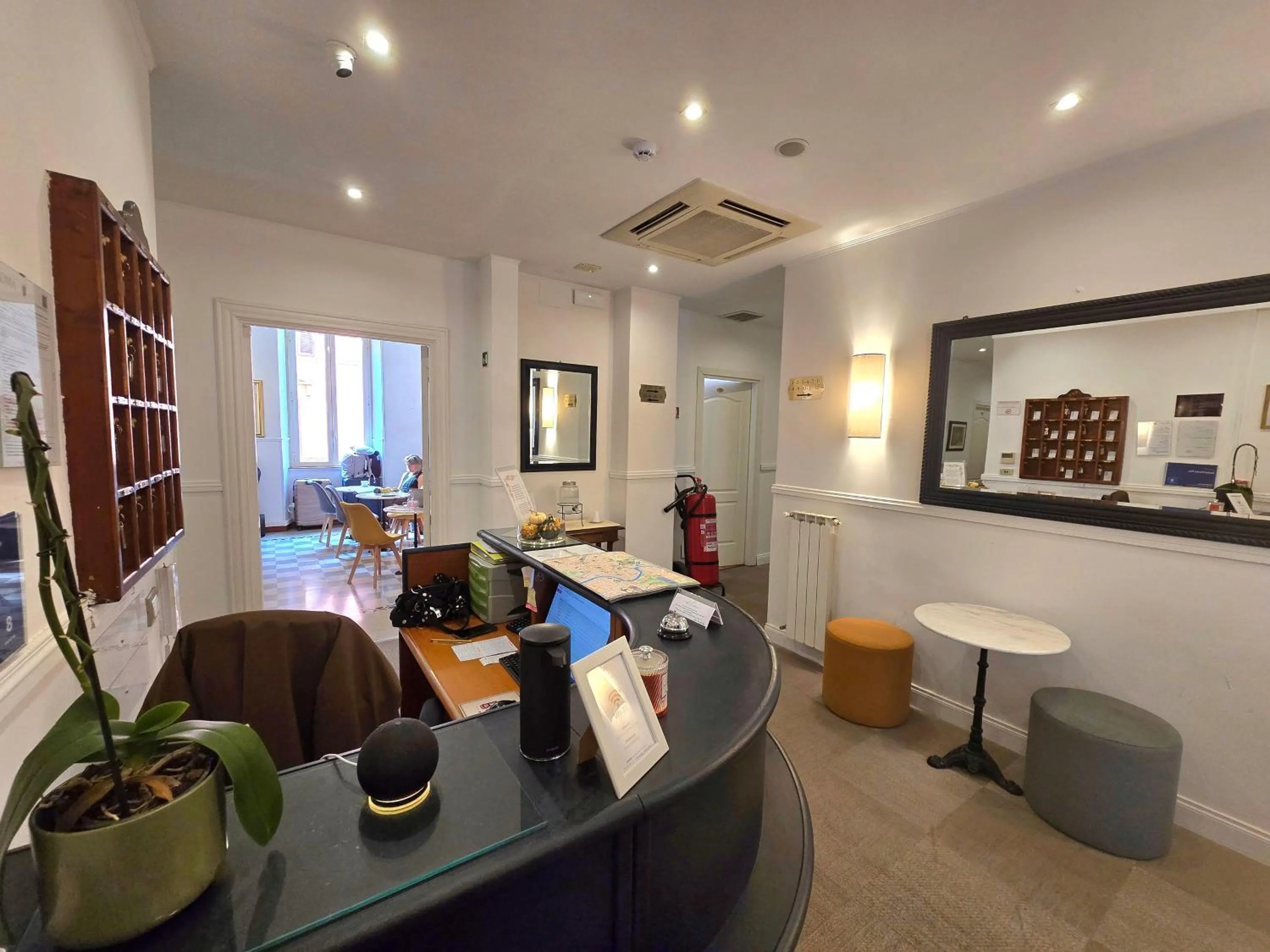 Lobby or reception in Hotel Porta Pia