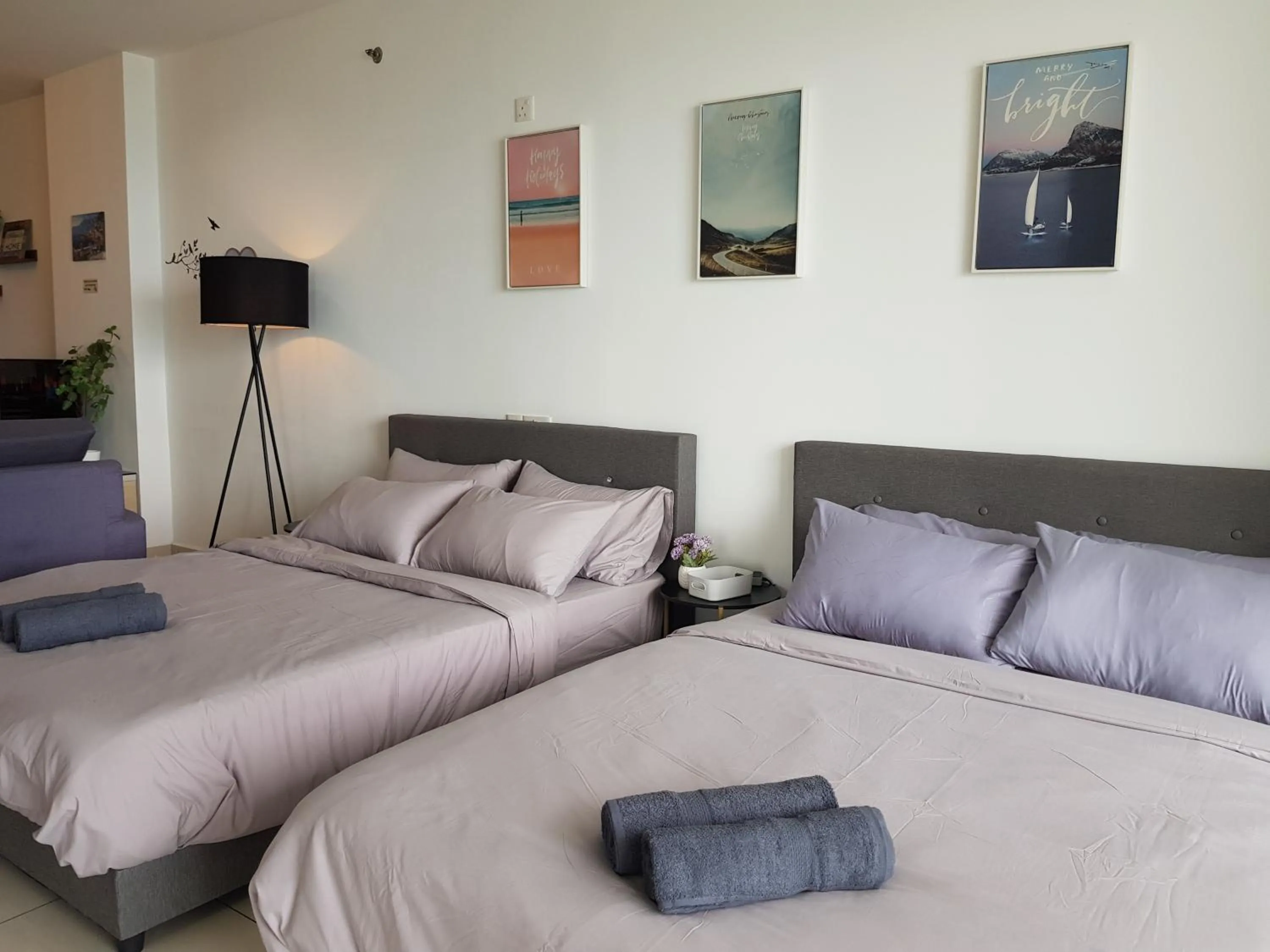 Living room, Bed in Mansion One Suite by stayCATion Homestay