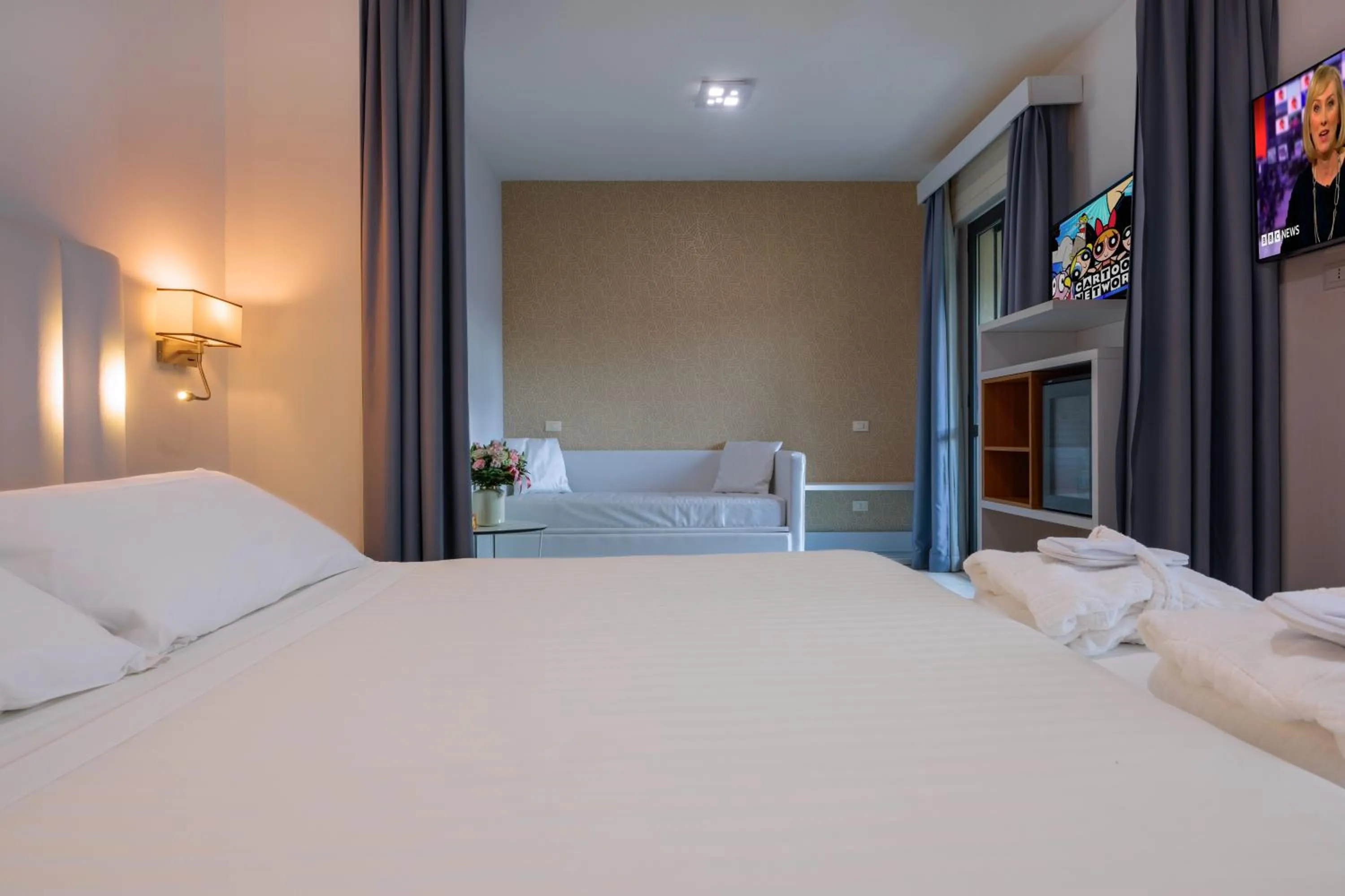 Bed in Hotel Acapulco