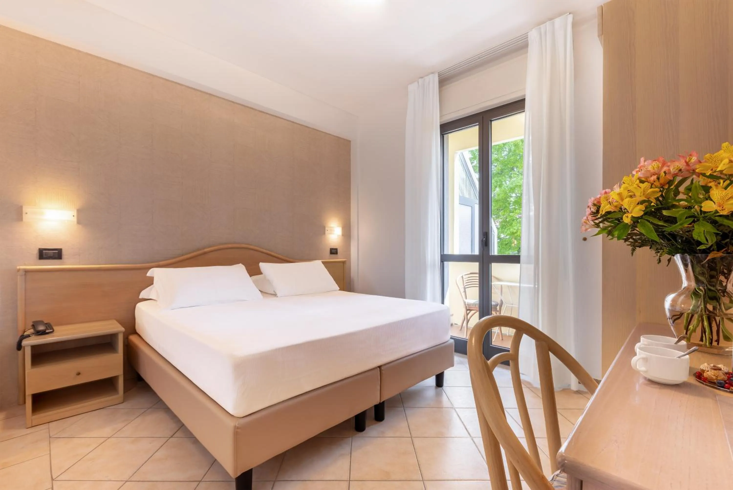 Bed in Hotel Acapulco