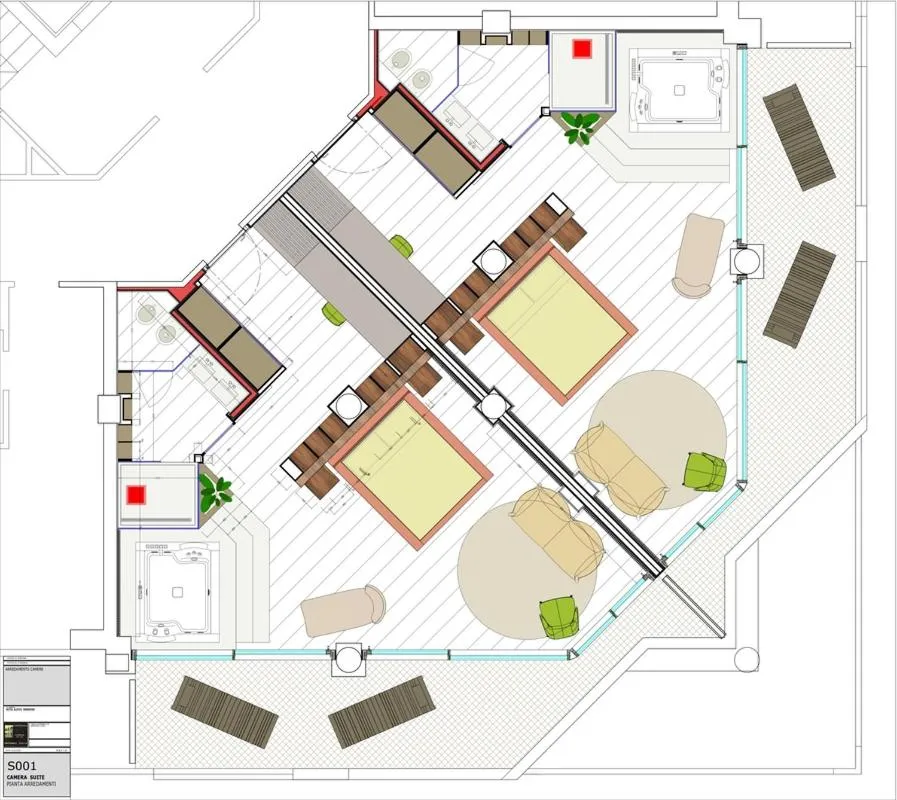 Floor plan in Alevic Hotel Sirmione
