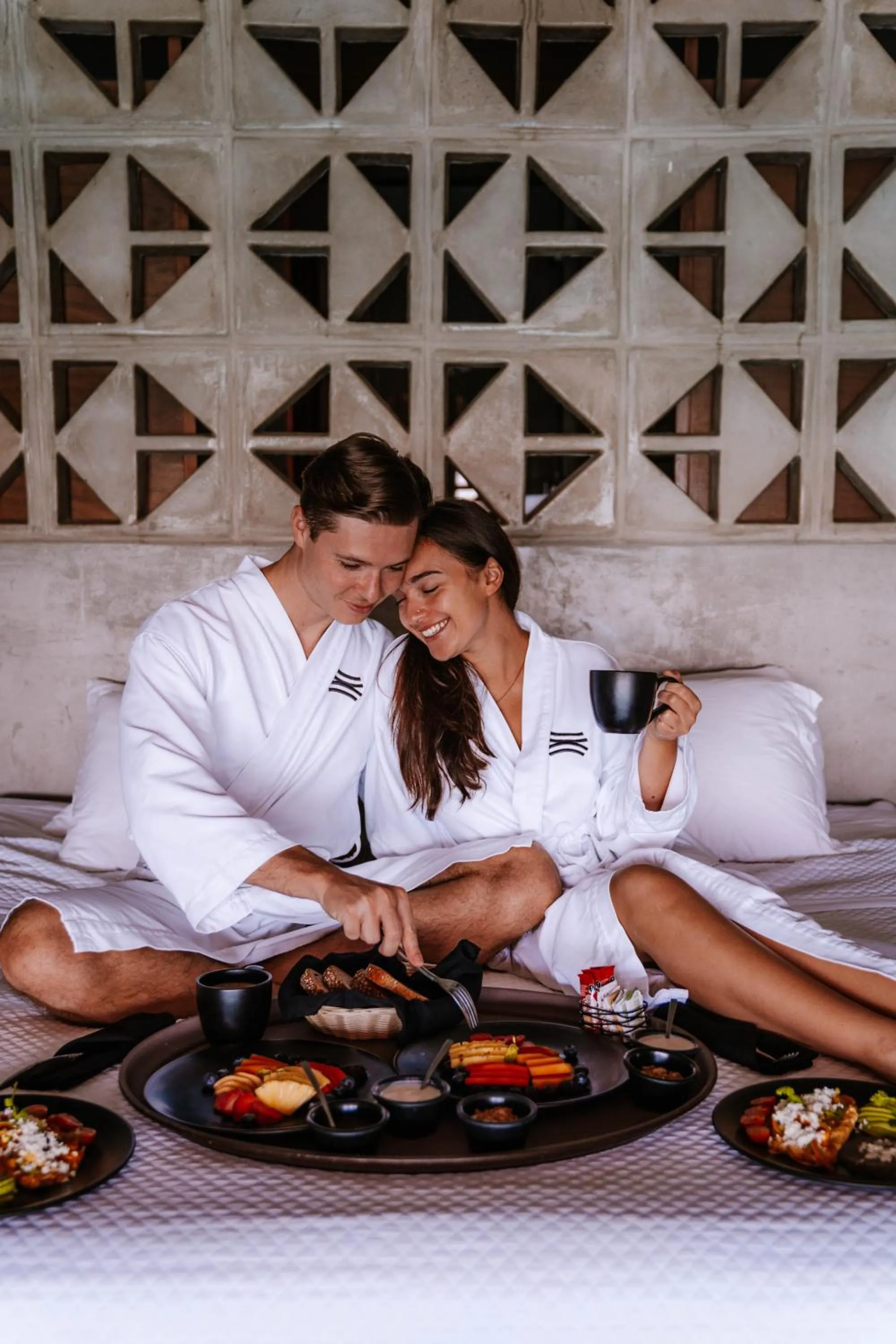 Bed in Hotel Amainah Bacalar Adults Only