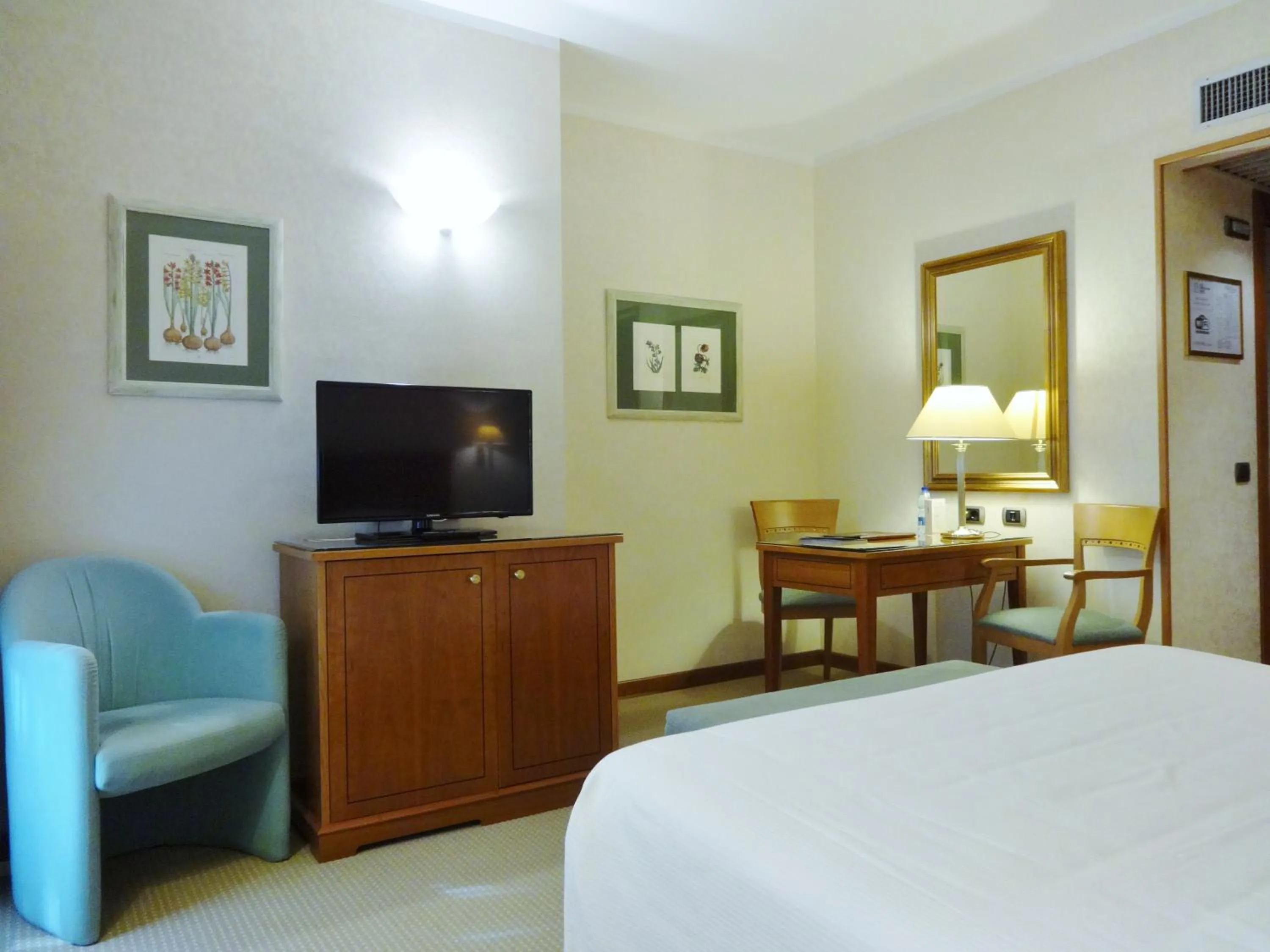 TV and multimedia, Bed in Hotel Excelsior Magenta