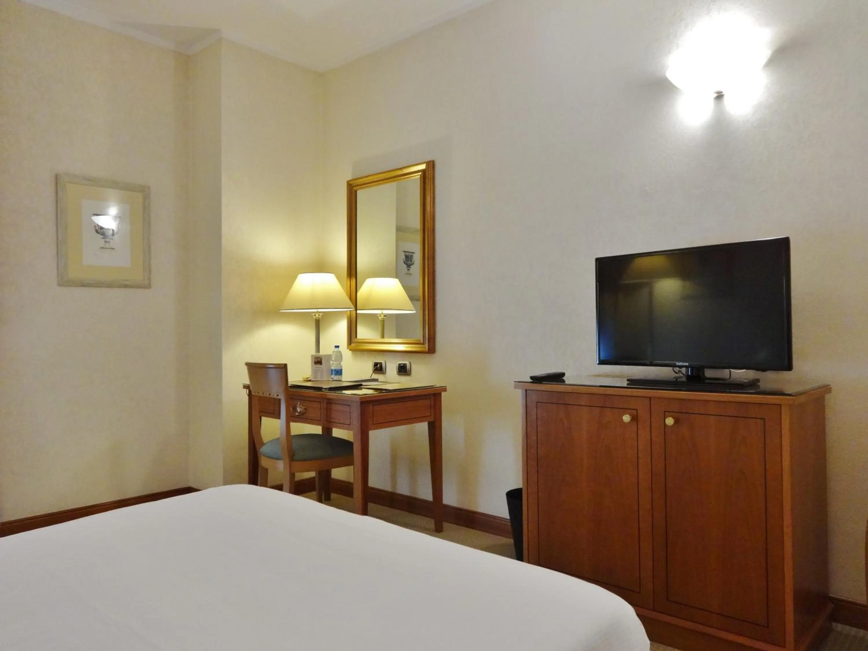 TV and multimedia, Bed in Hotel Excelsior Magenta