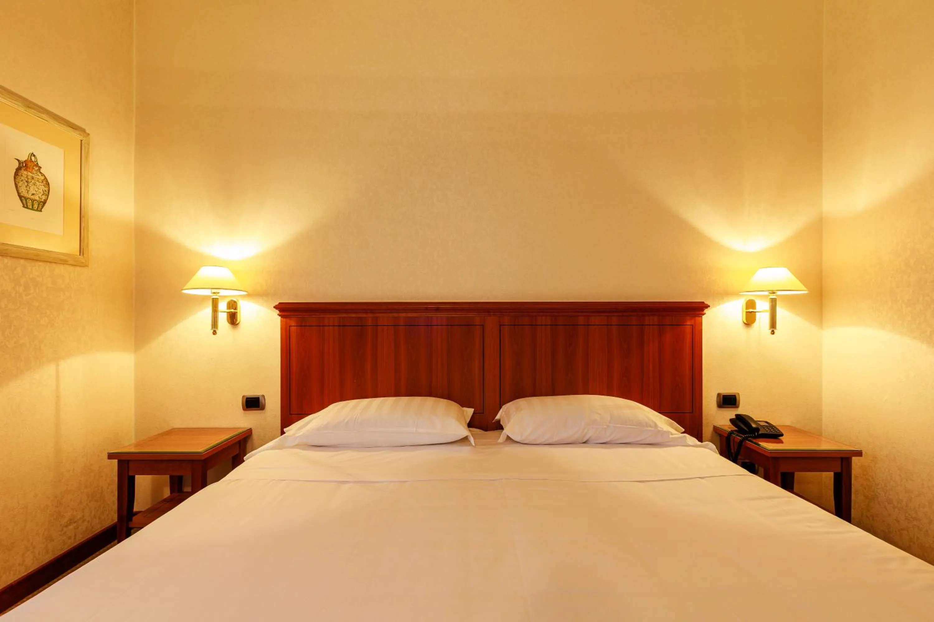 Bed in Hotel Excelsior Magenta