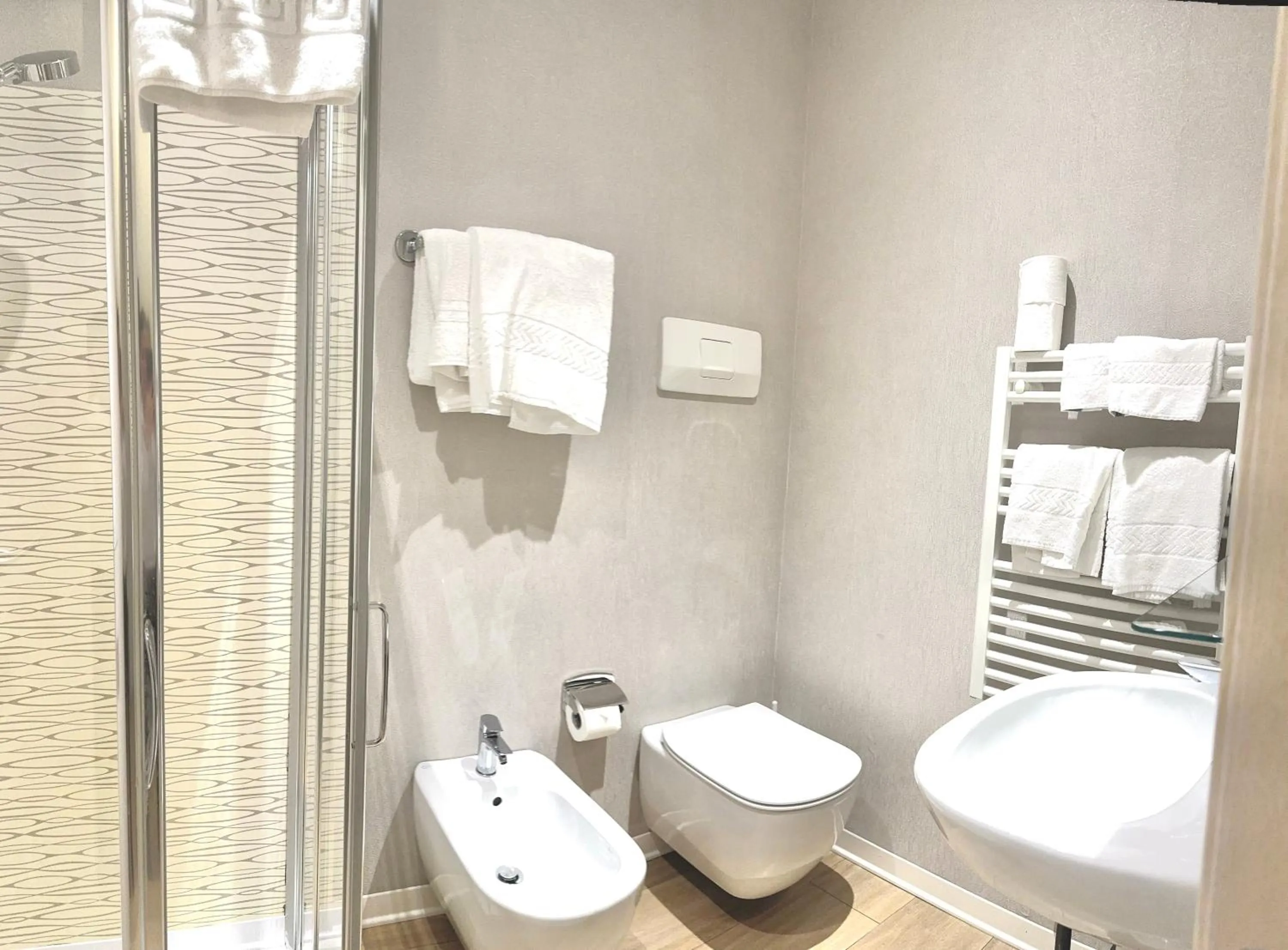 Bathroom in Hotel Dogana