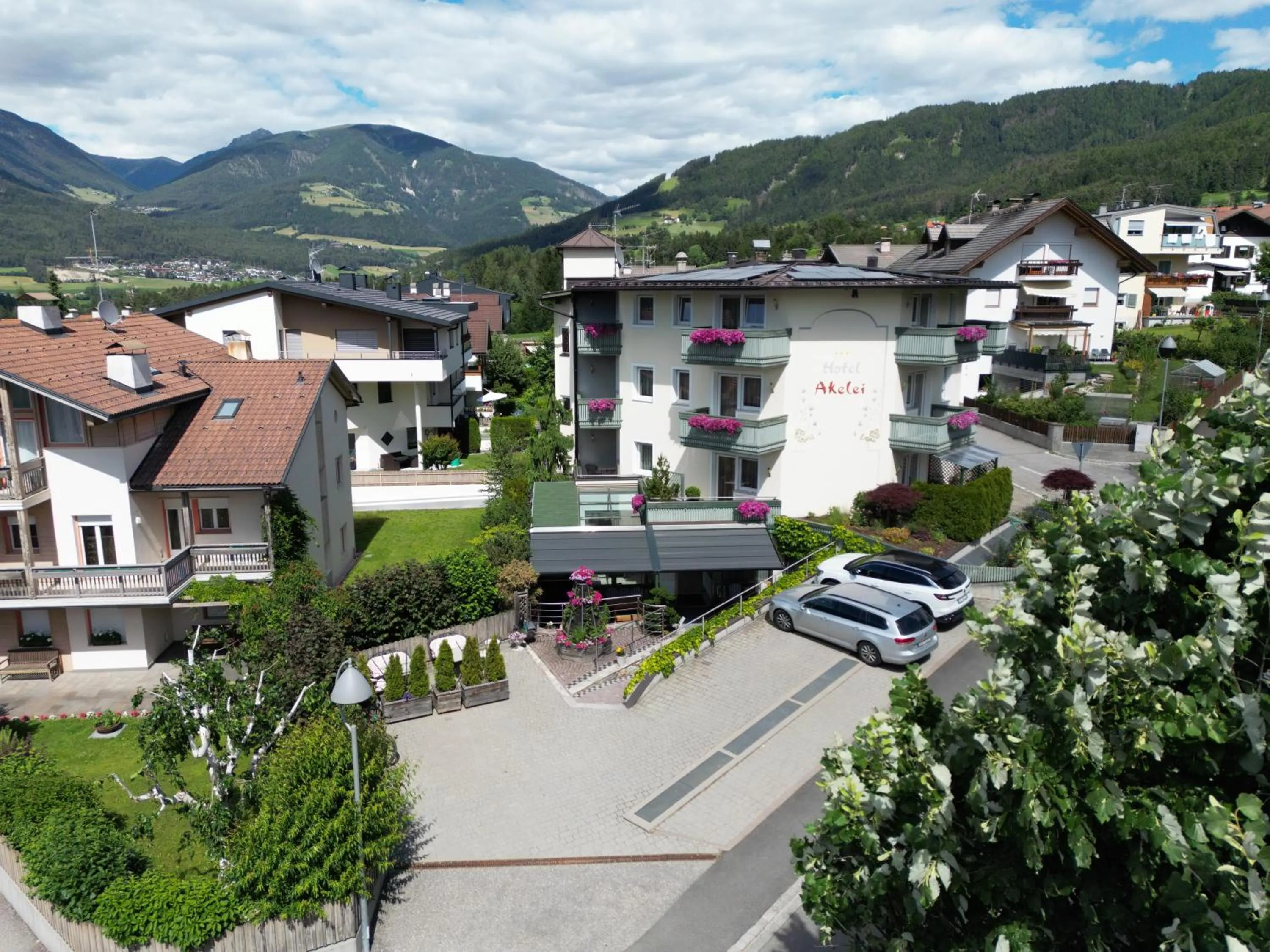 Bird's eye view in Hotel Akelei