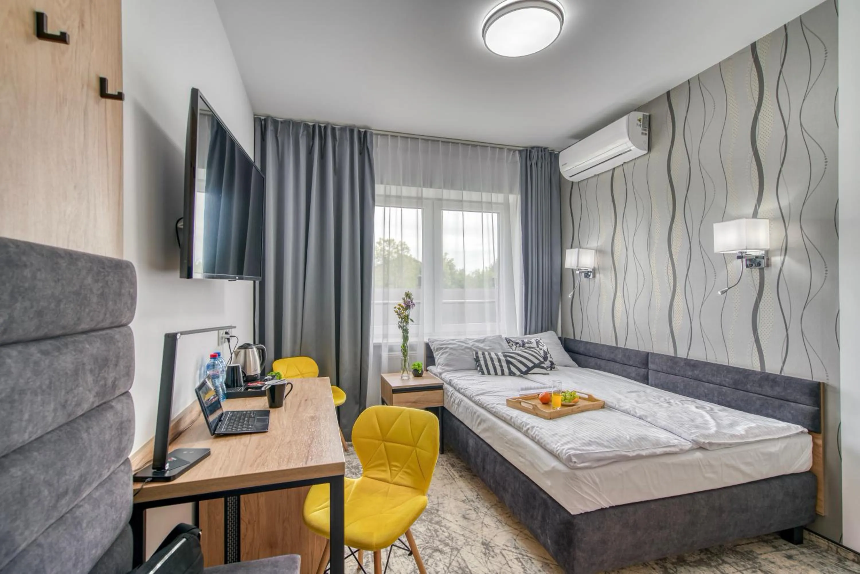 Bed in Acodomo Apartamenty