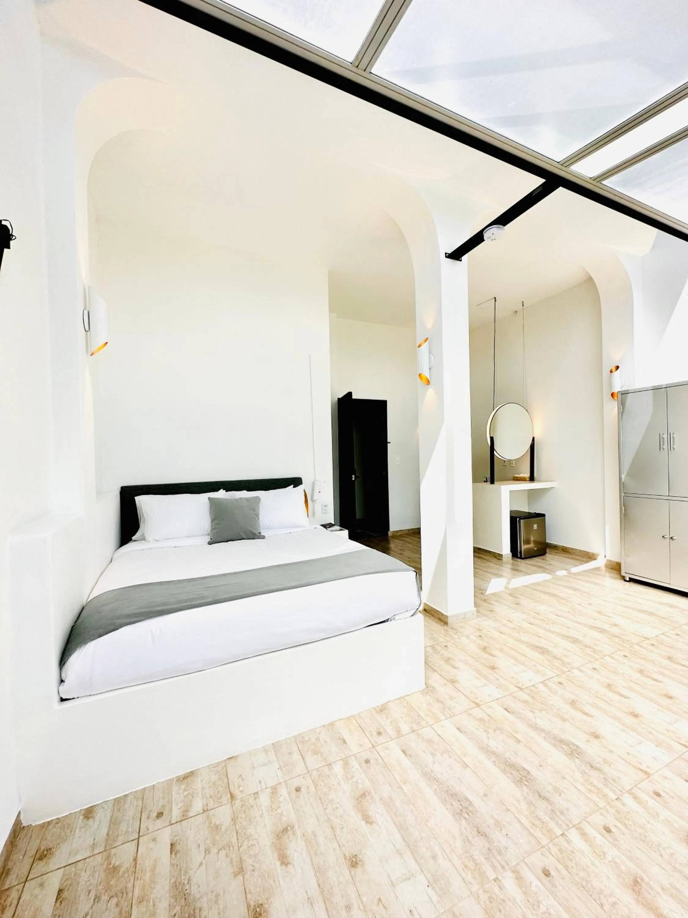 Bed in La Vista EcoHouse