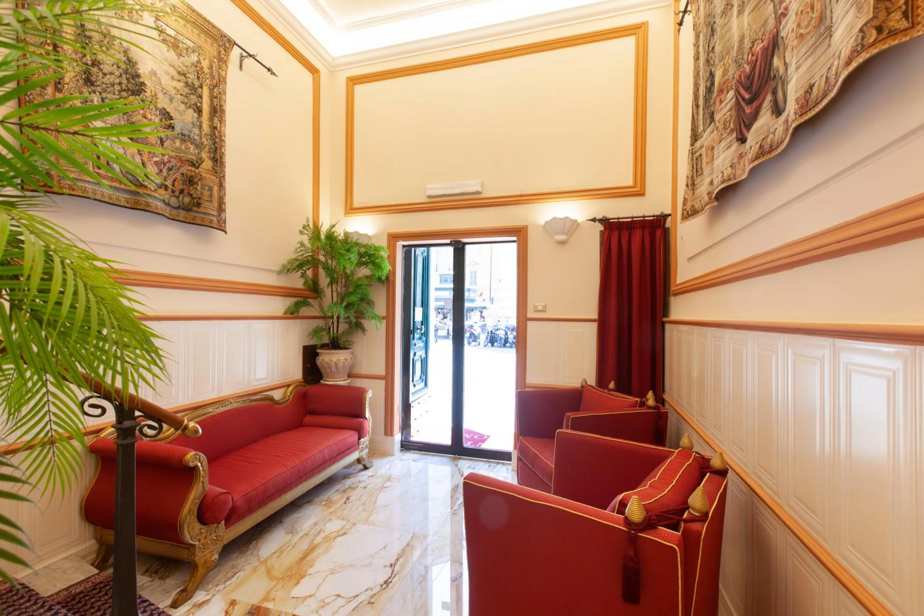 Lobby or reception in Residenza Antica Roma