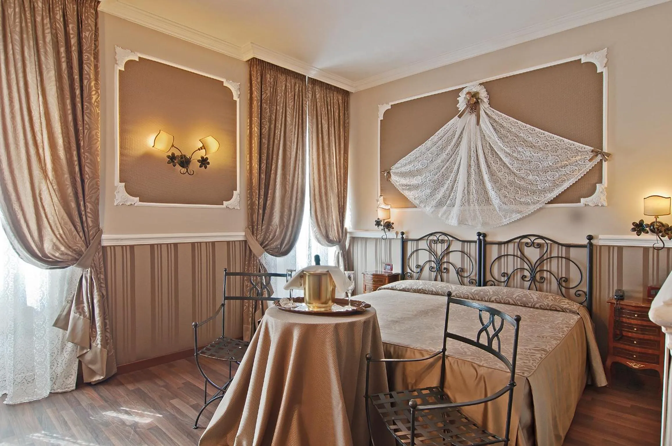 Bedroom, Bed in Residenza Antica Roma