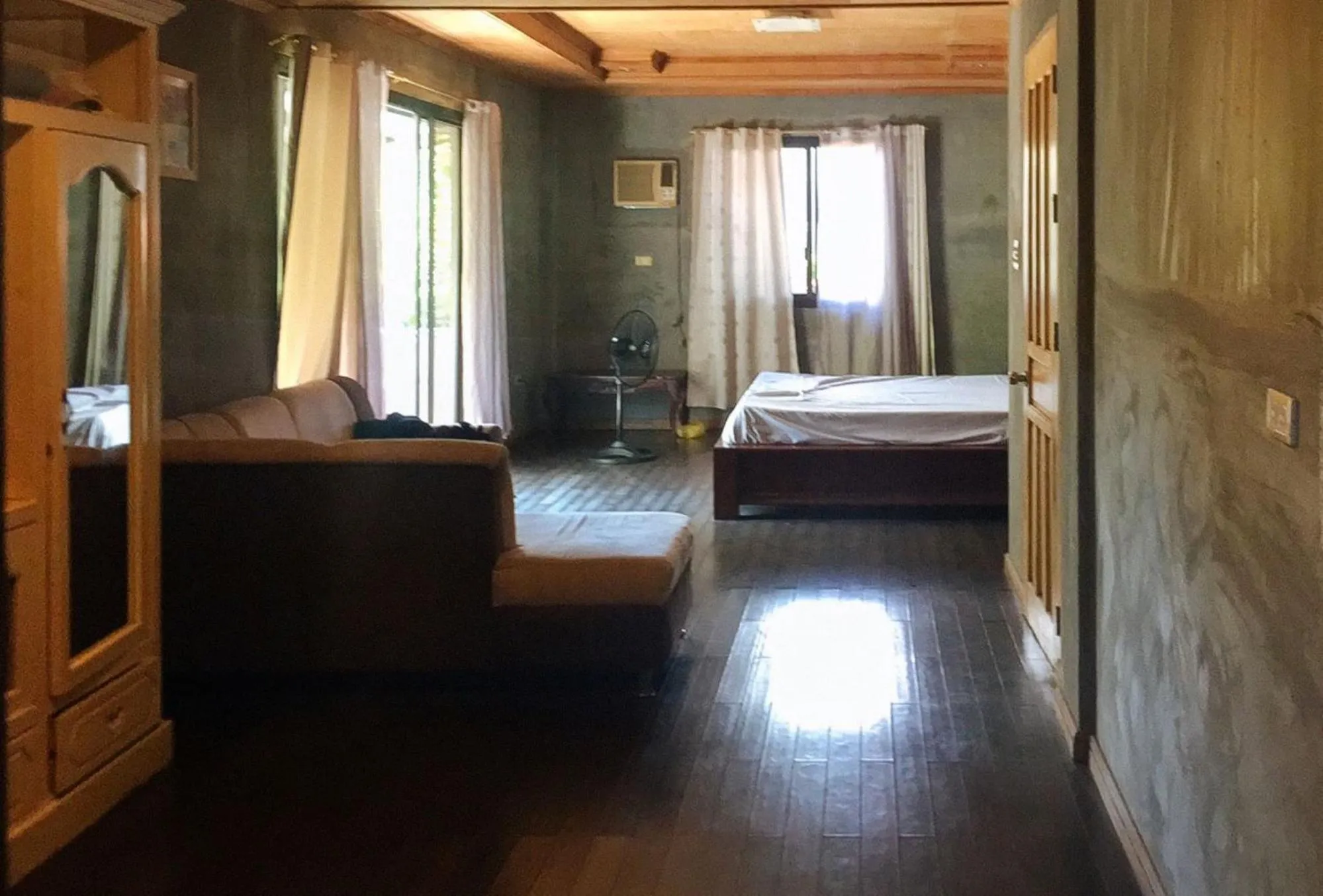 Photo of the whole room, Bed in RedDoorz Hostel @ Madrias Pension House Isabela