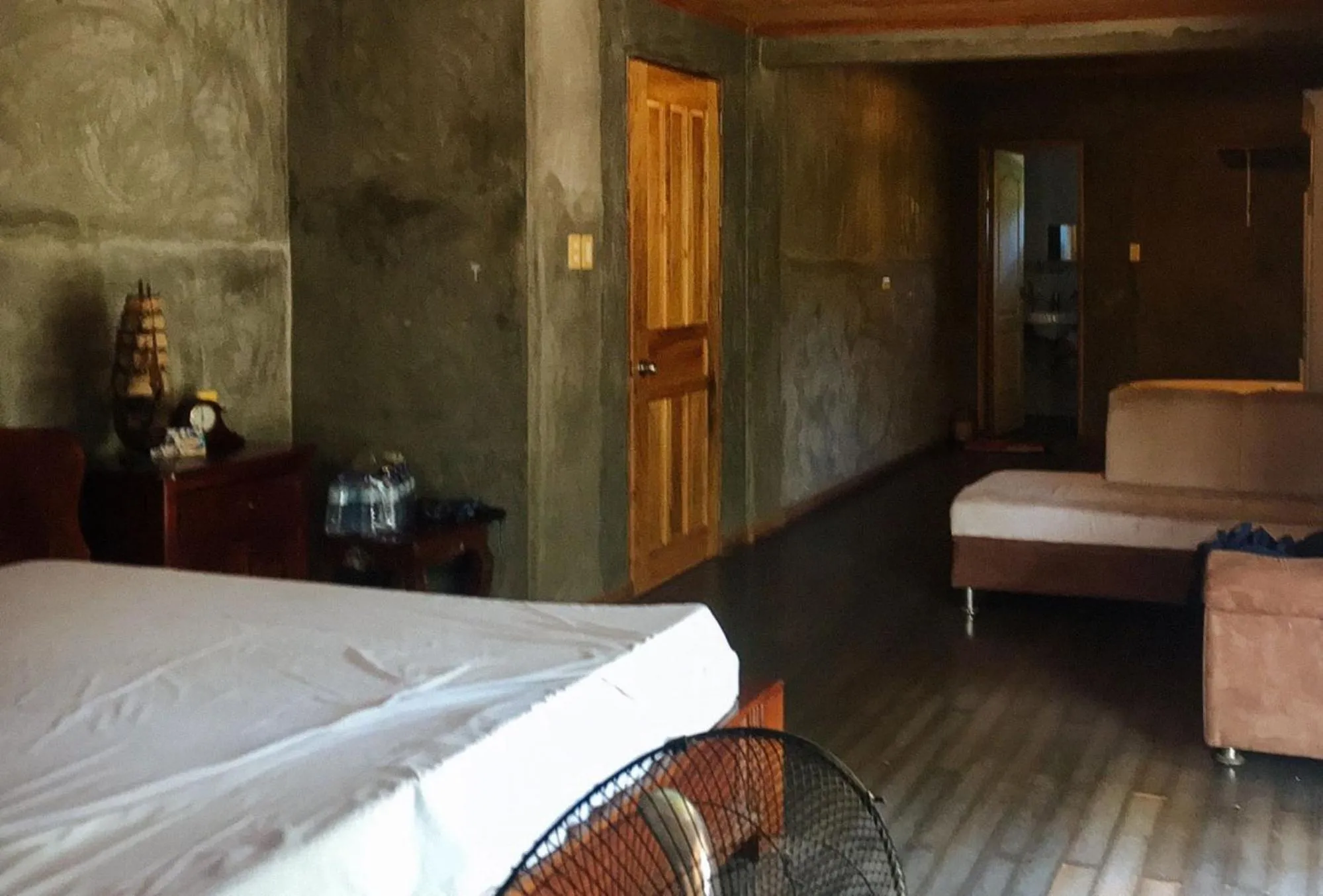 Photo of the whole room, Bed in RedDoorz Hostel @ Madrias Pension House Isabela