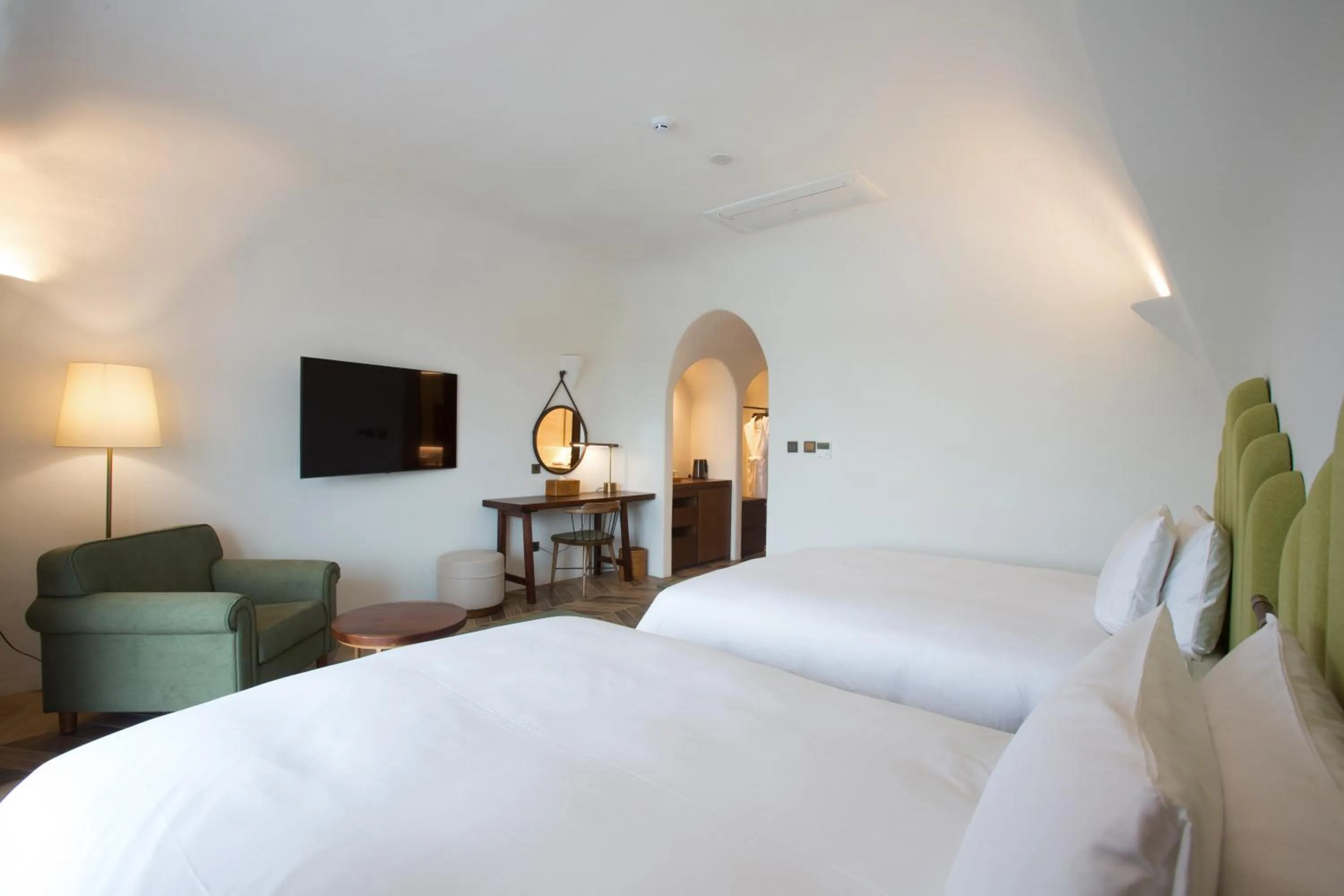 Bed in Ecoland Hotel