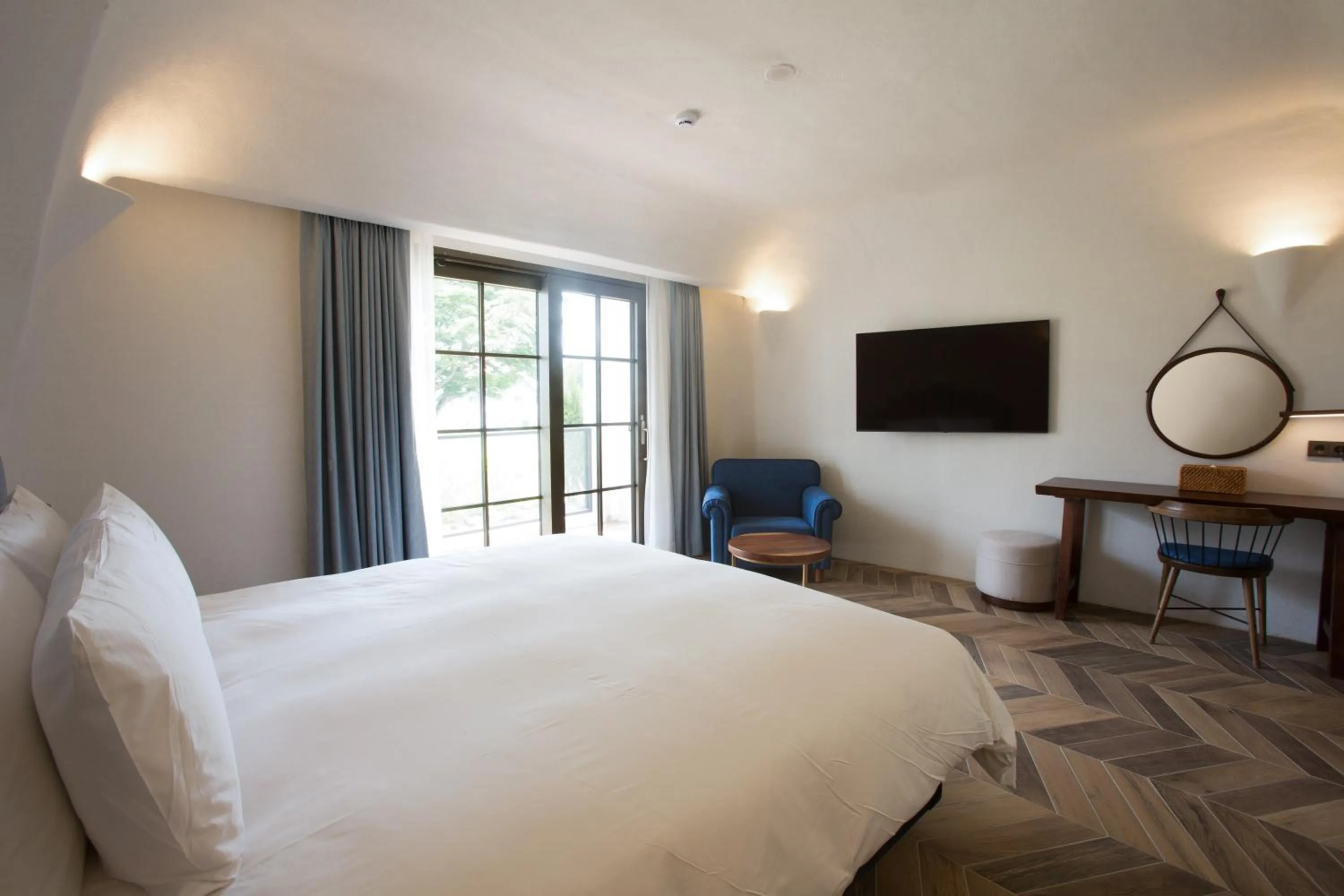 Bed in Ecoland Hotel