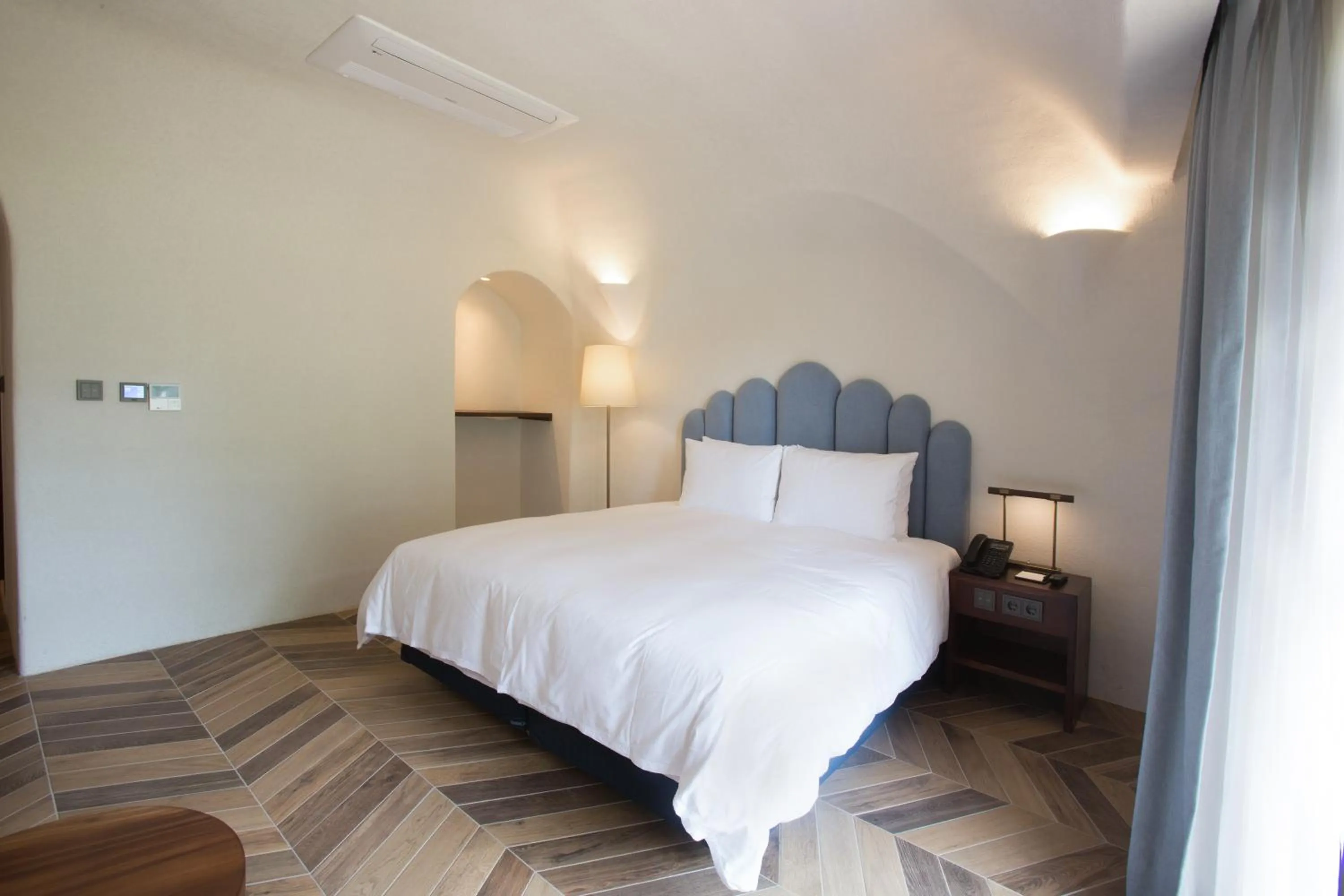 Bed in Ecoland Hotel