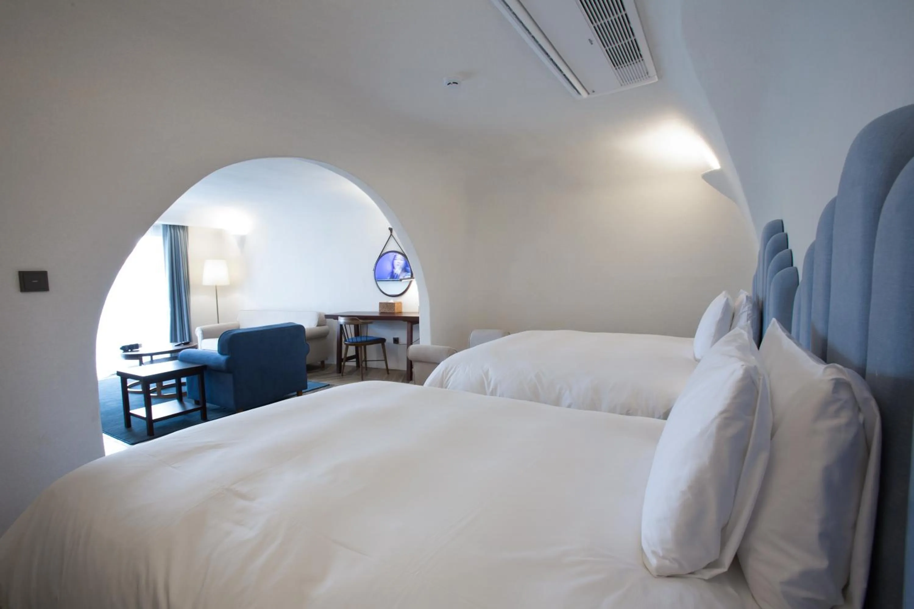 Bed in Ecoland Hotel