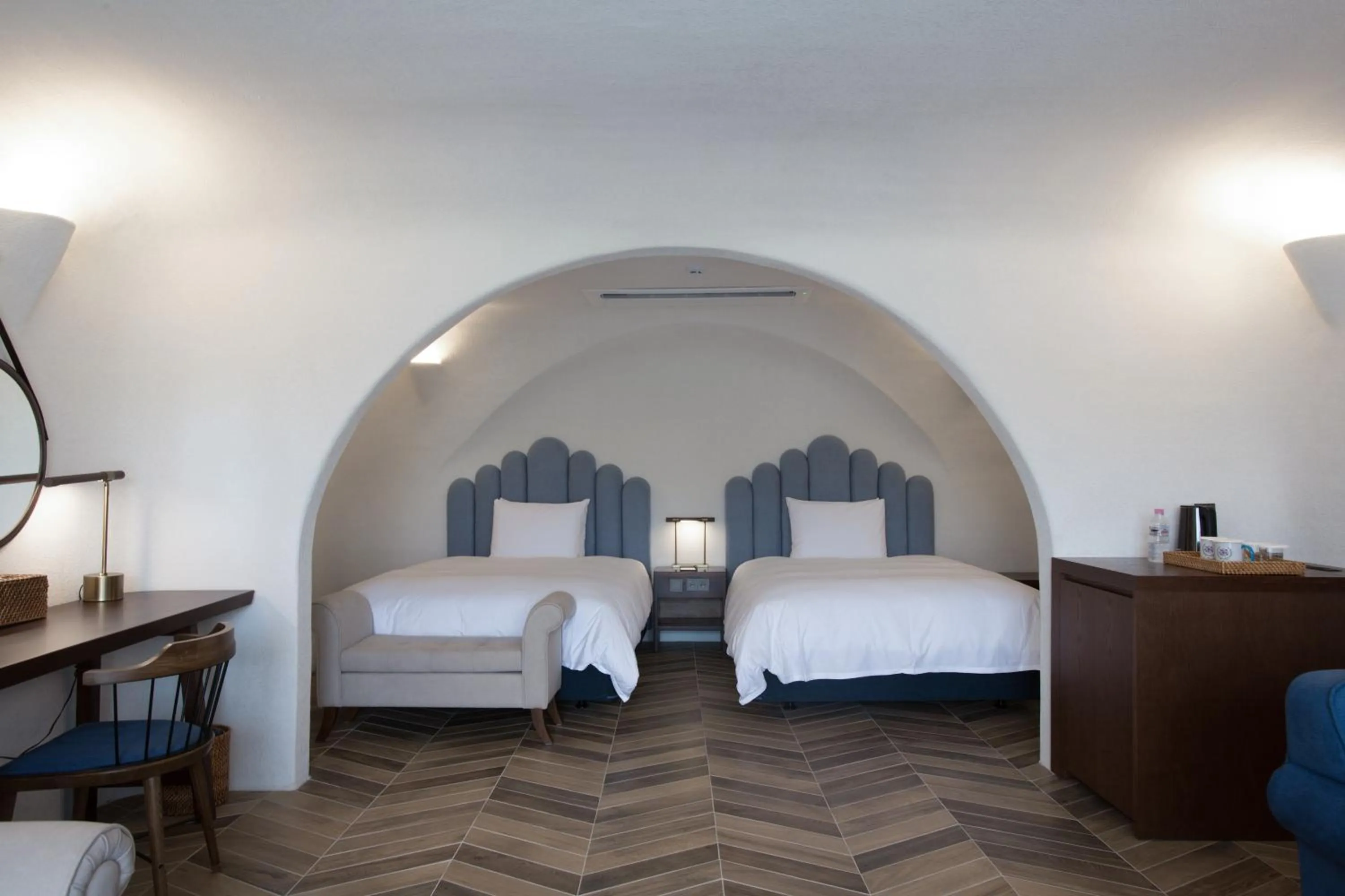 Bed in Ecoland Hotel