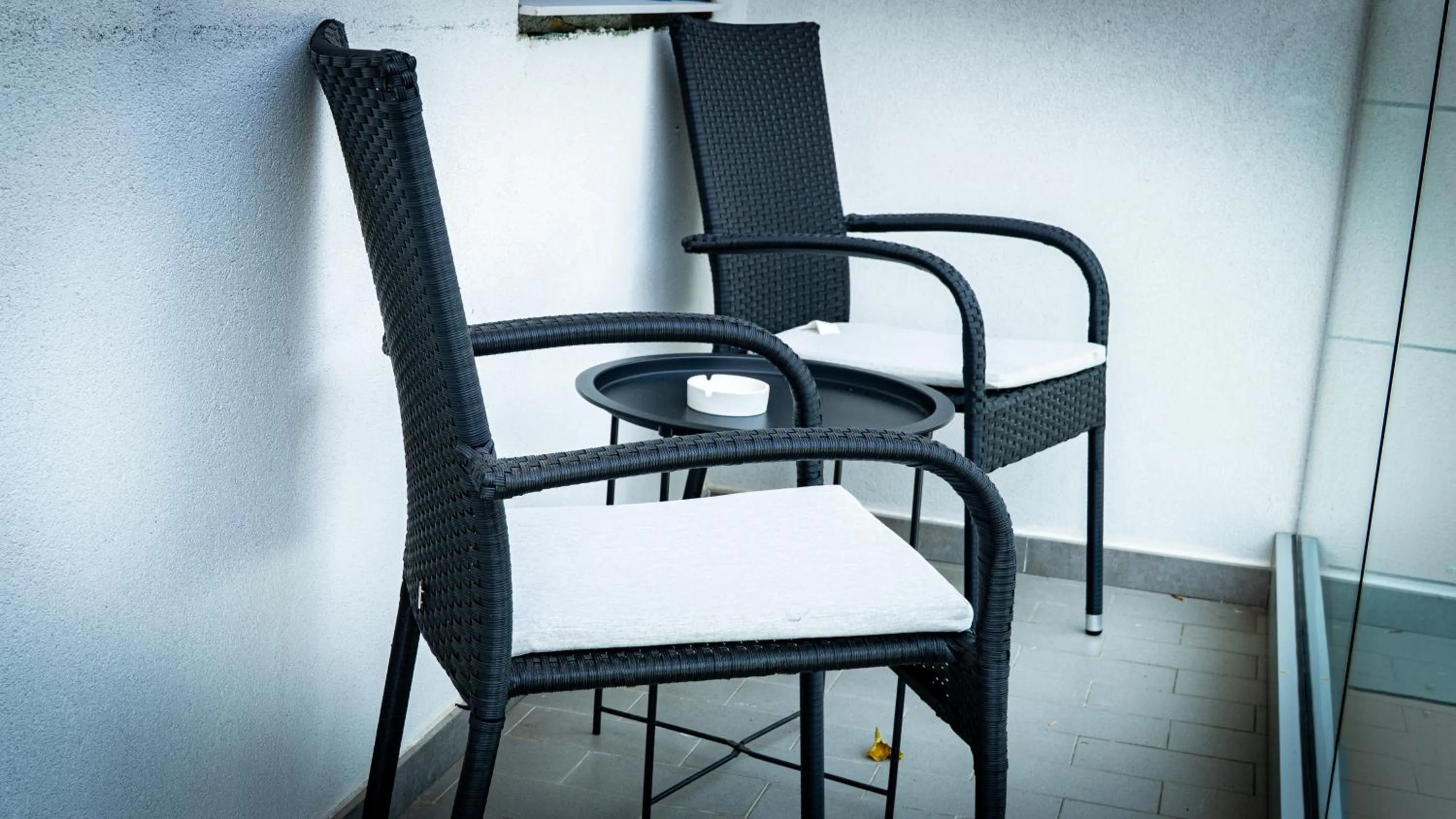 Balcony/Terrace in Hotel Au Soleil