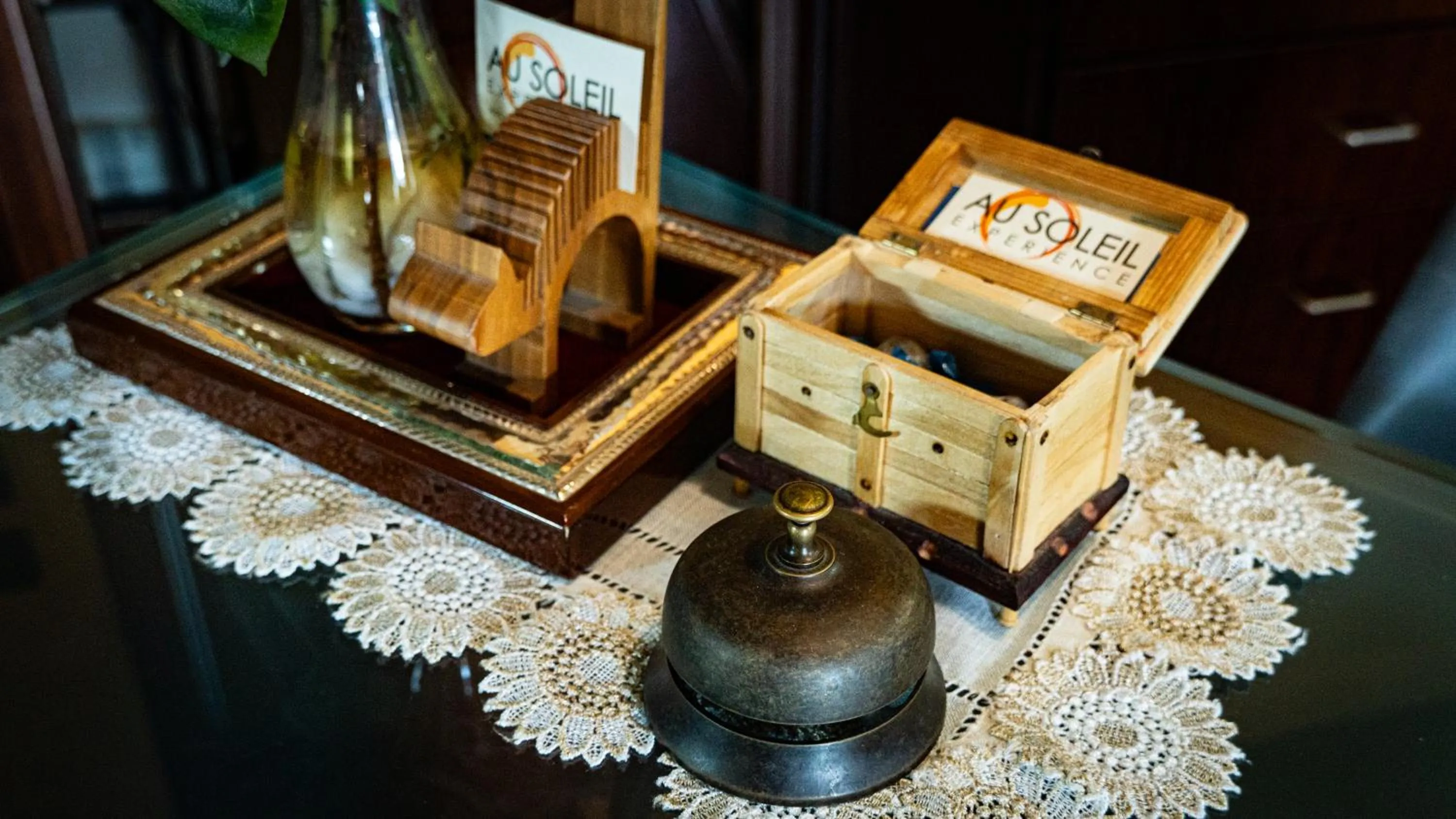 Lobby or reception in Hotel Au Soleil