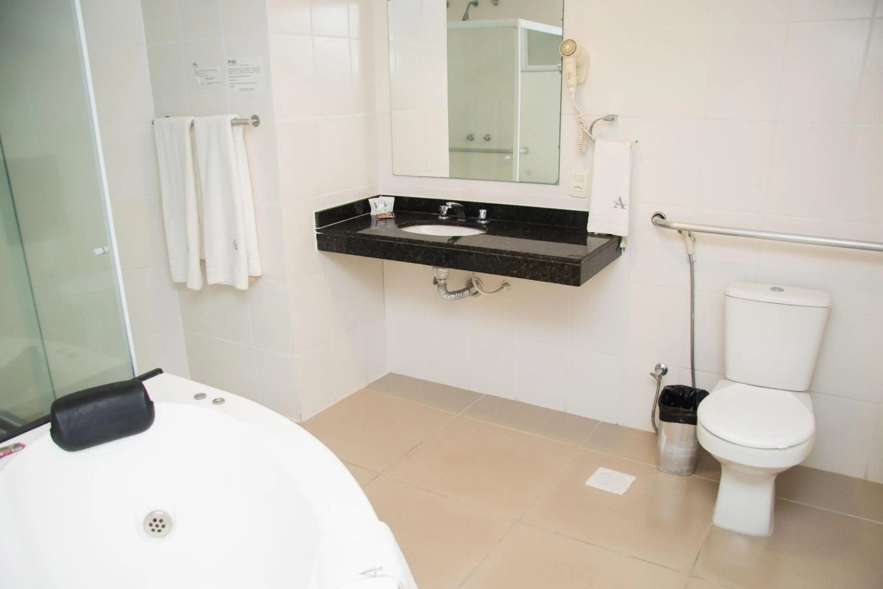 Shower in Athos Hotel