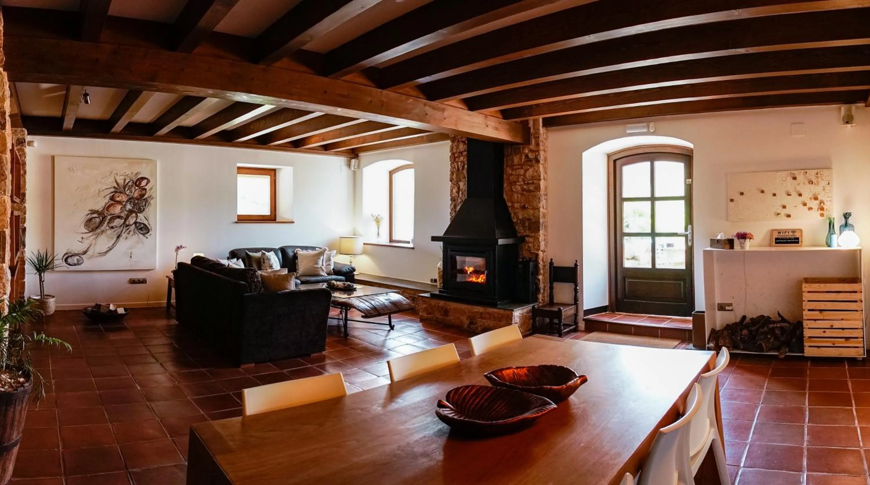 Living room in Hotel Mas Mariassa