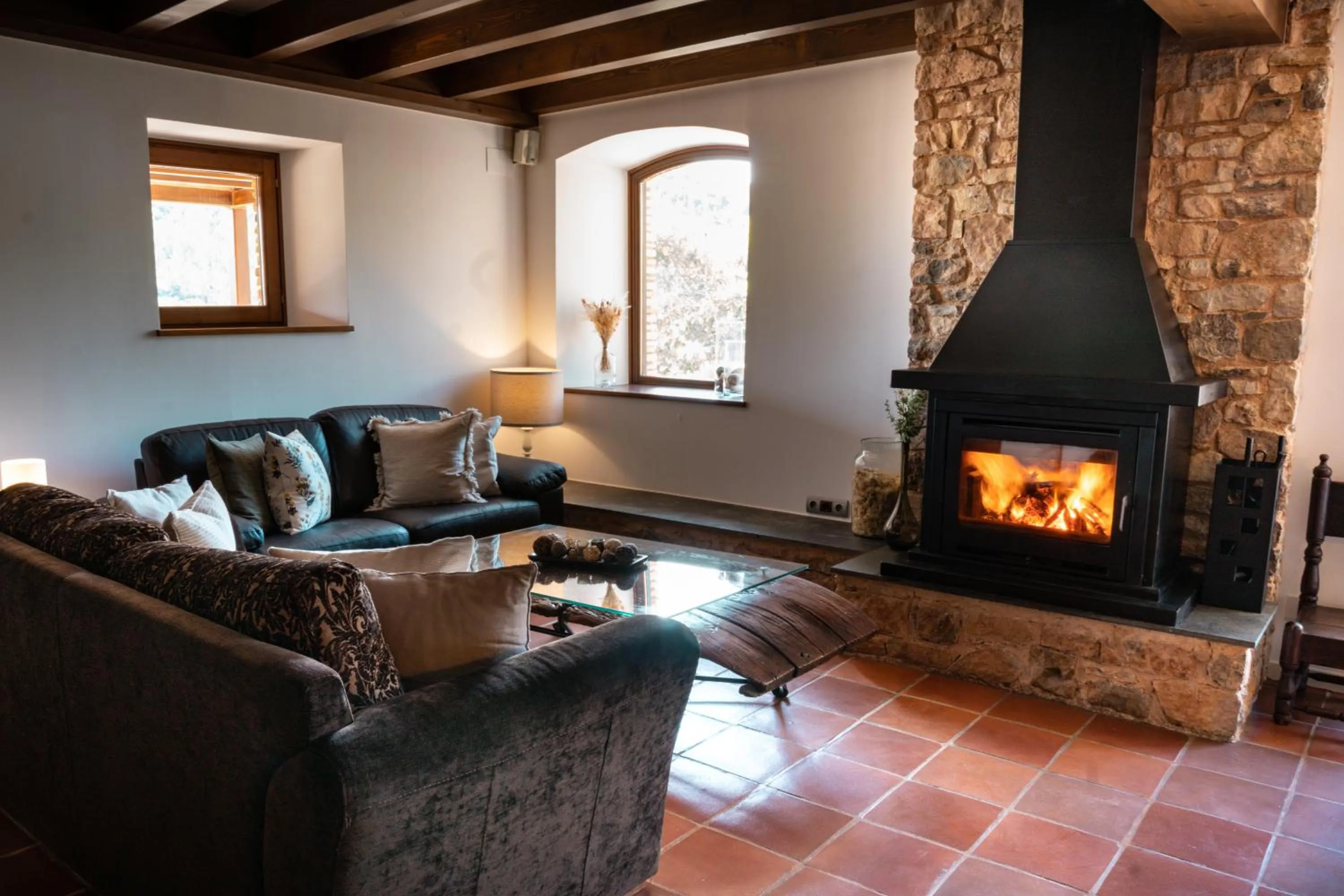 Living room in Hotel Mas Mariassa