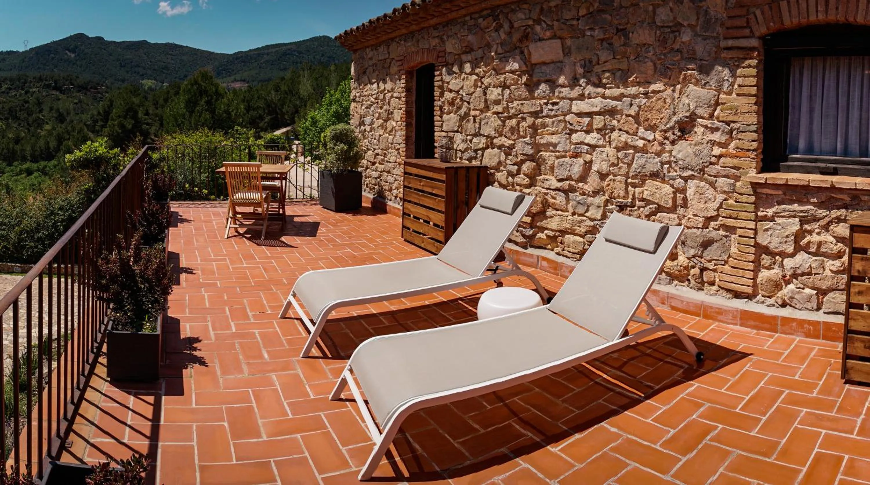 Balcony/Terrace in Hotel Mas Mariassa