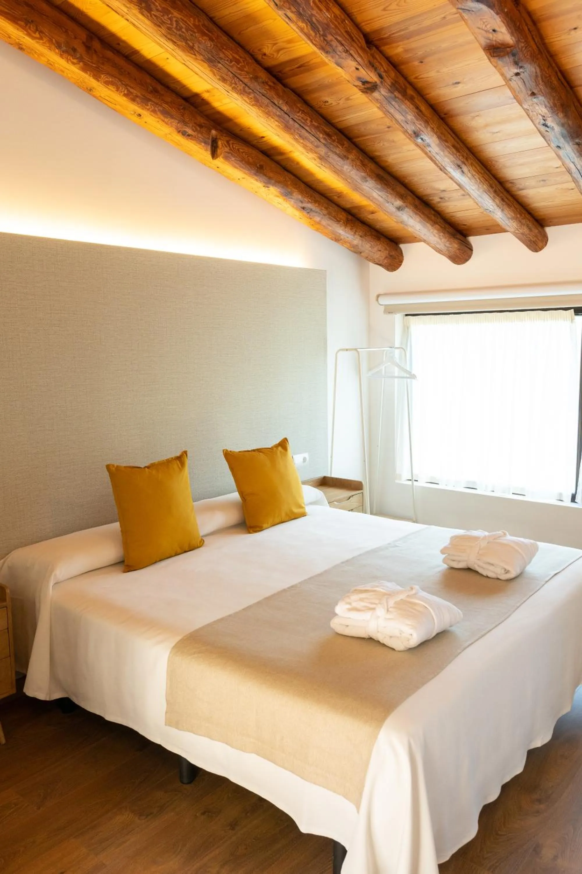 Bed in Hotel Mas Mariassa